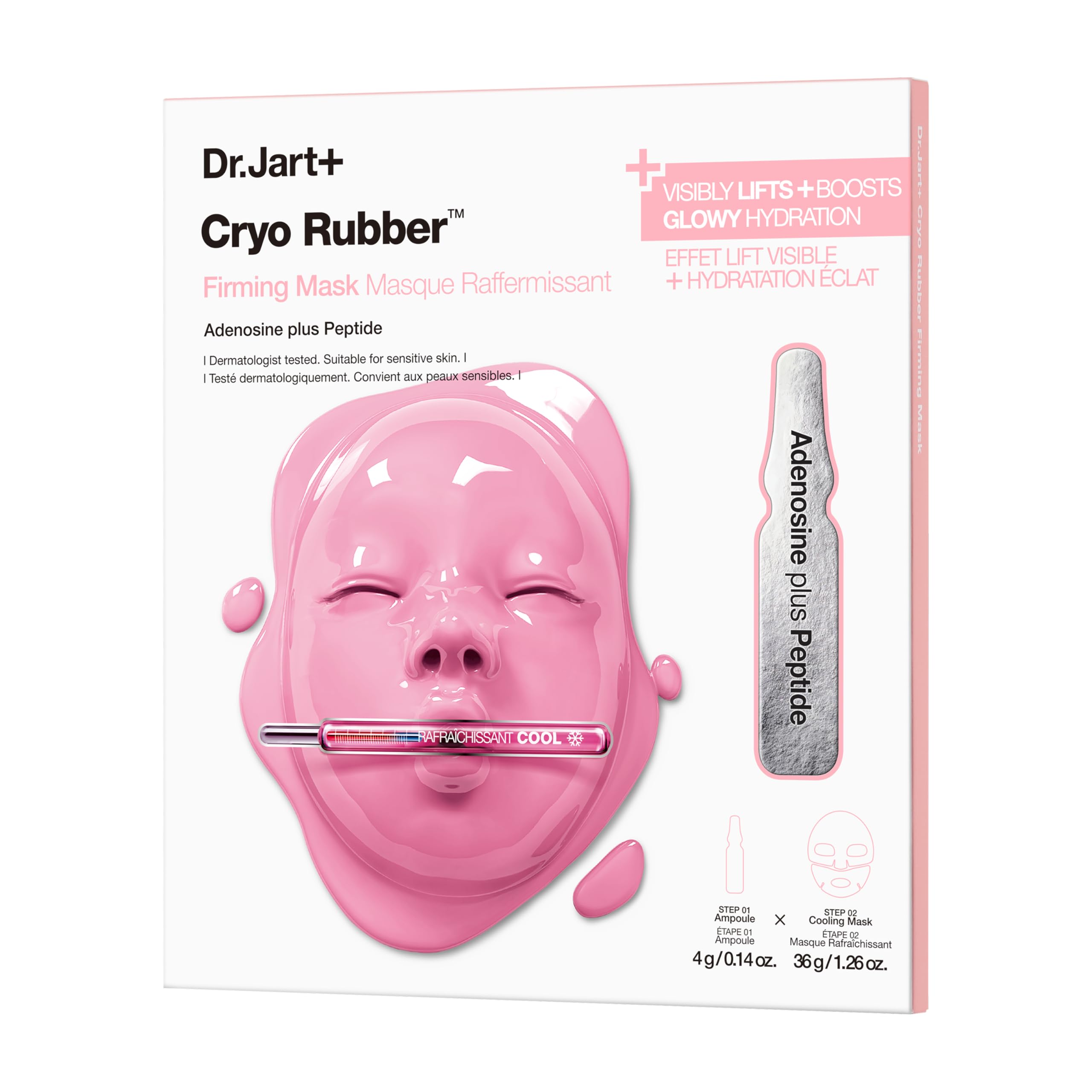 + Cryo Rubber Cooling Korean Face Mask with Serum Ampoule| - Product Imagery
