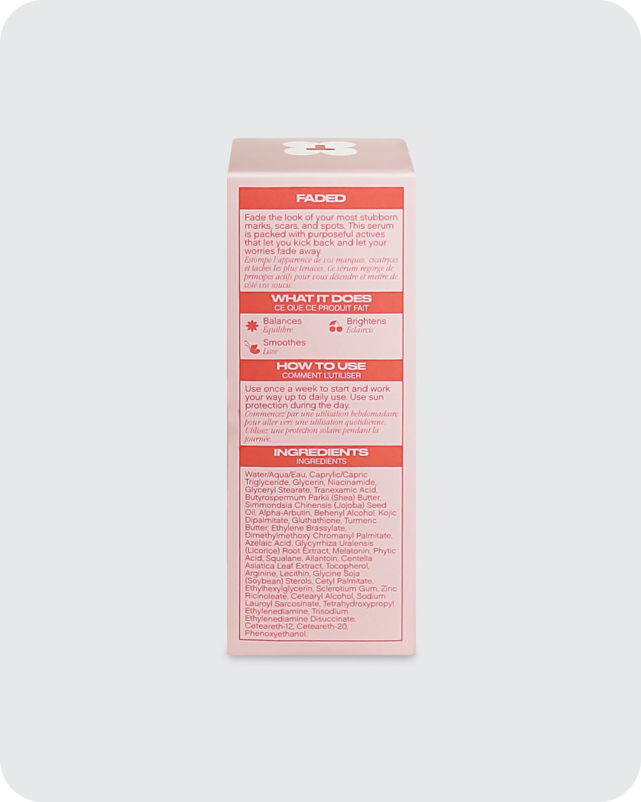 Topicals, Faded Brightening Serum, Reduces Discoloration, 0.5 Fl Oz
