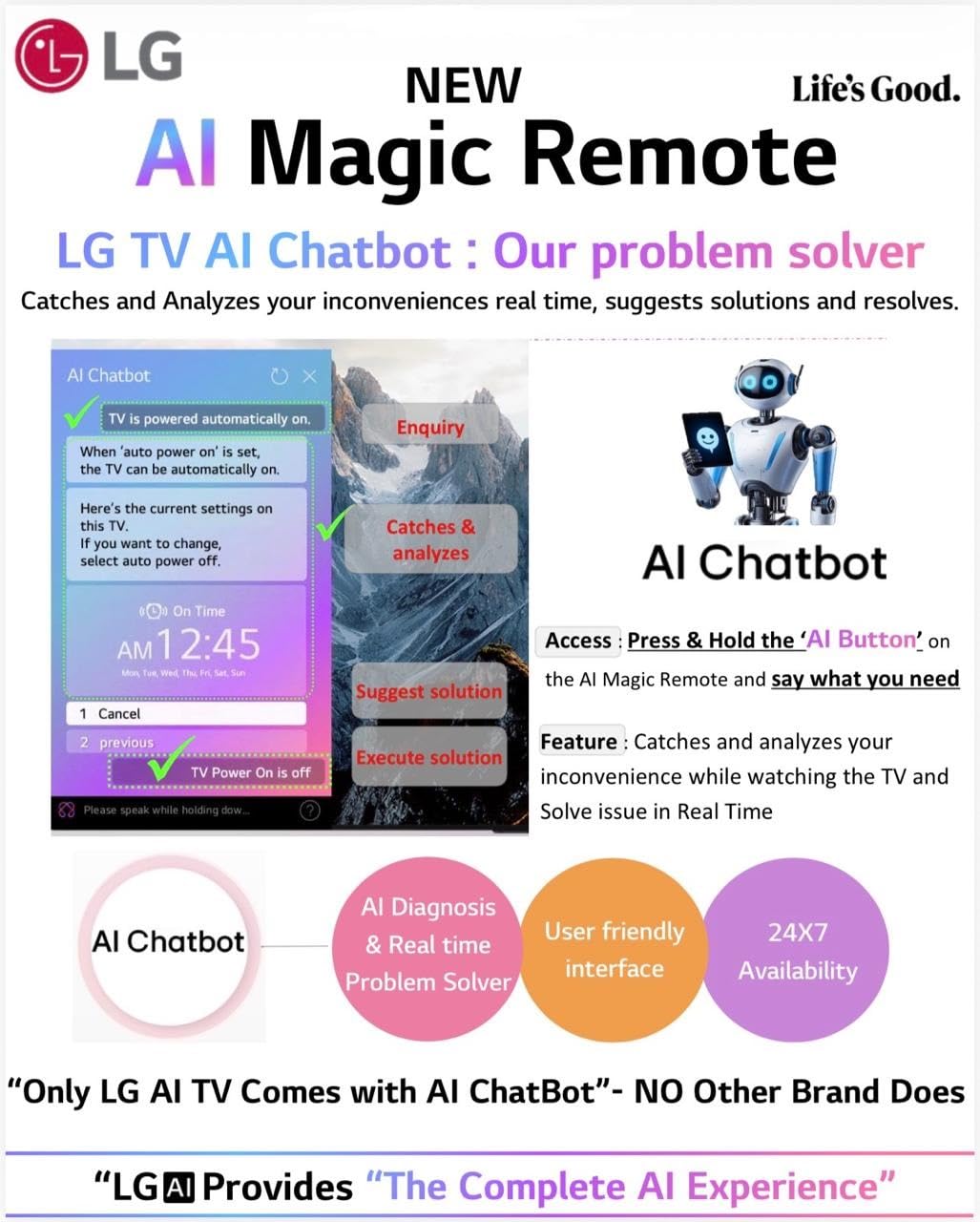 Amazon Renewed LG Original AI Magic Remote Control for All LG TVs: OLED, QNED, UHD, LED (Renewed) – packaging and label