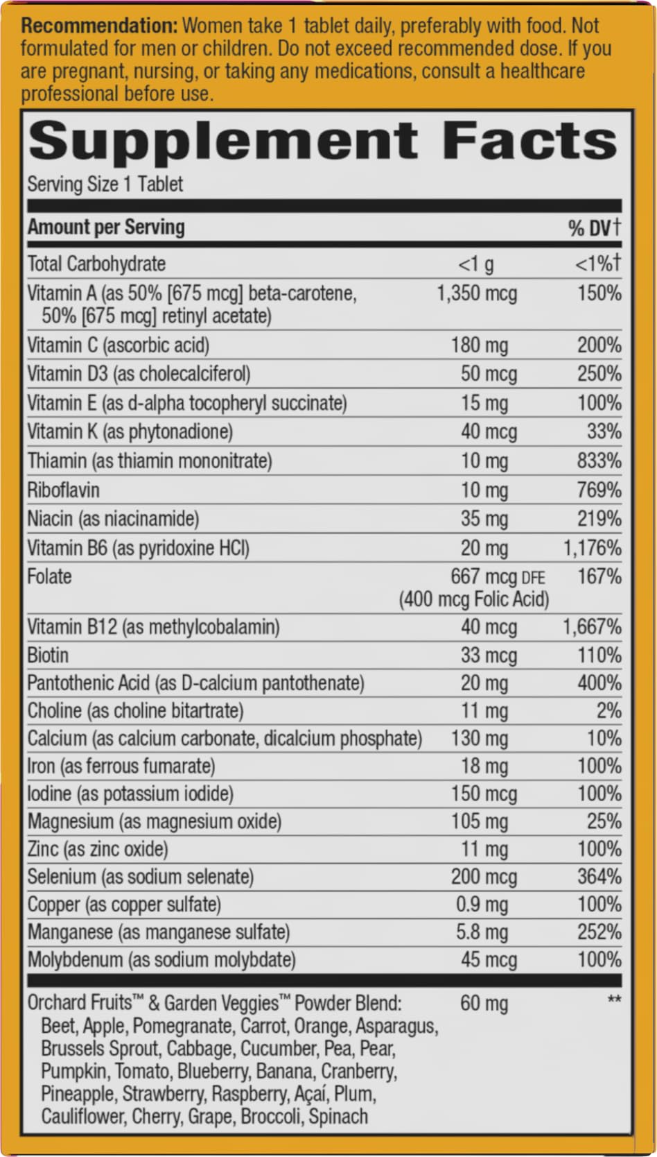 Nature's Way Alive! Women's Ultra Multivitamin bottle with 60 high-potency vitamin tablets on label