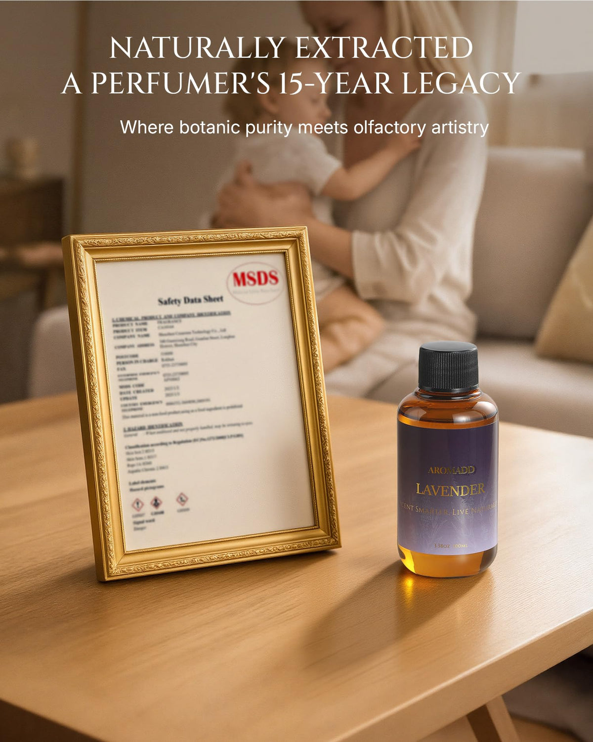 Lavender Diffuser Oil Inspired by Classic Botanical Gardens - Aromadd Official Imagery - 6