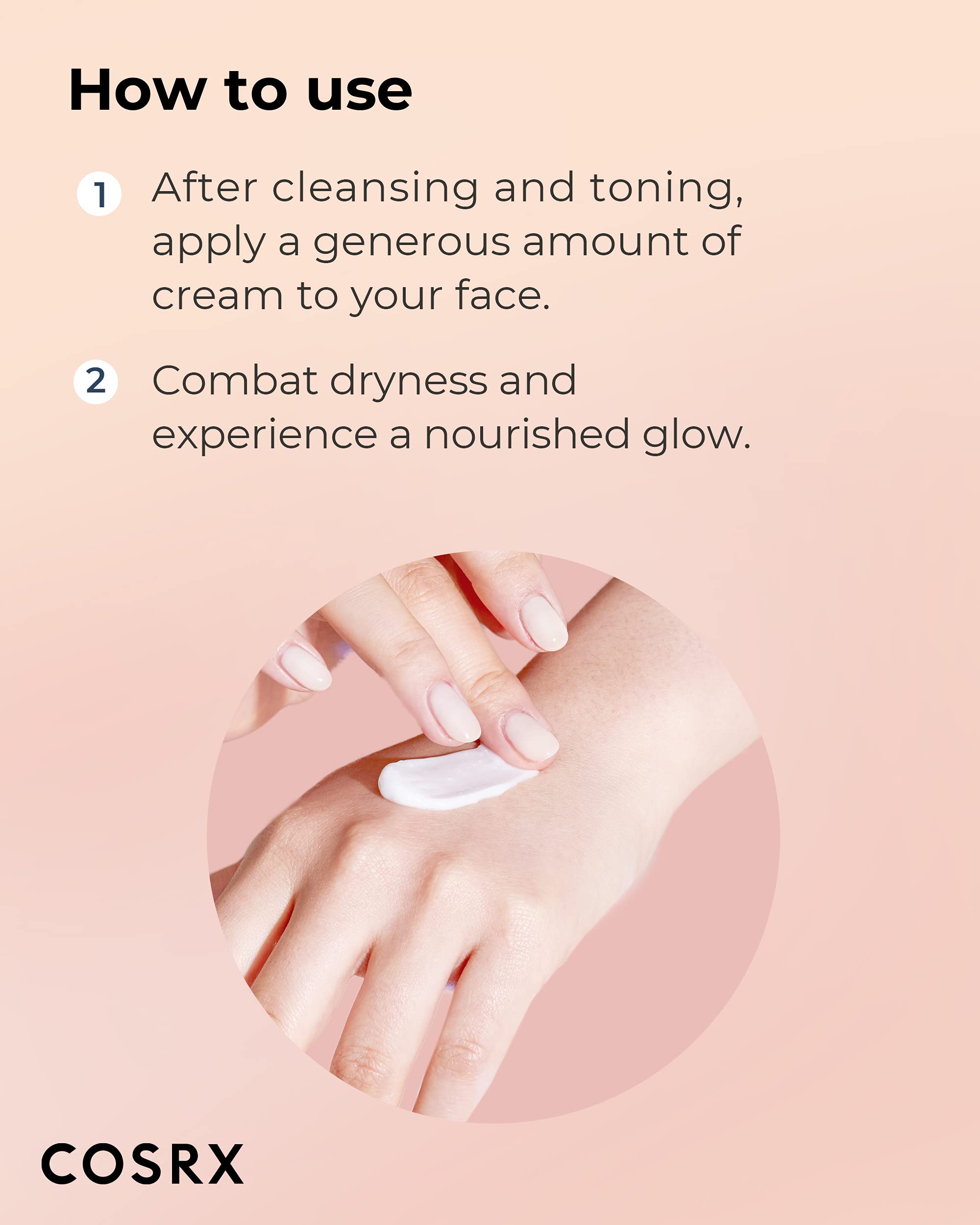 COSRX Balancium Comfort Ceramide Cream with Centella Asiatica in a 2.82 oz jar, moisturizing and soothing skin.