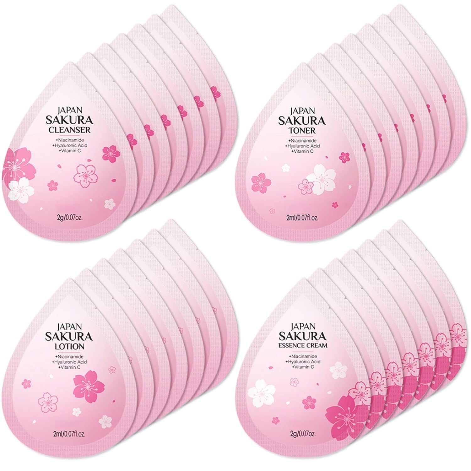 28 PCS Travel Mini Skin Care Set, Mini Travel Items Including - Product Imagery