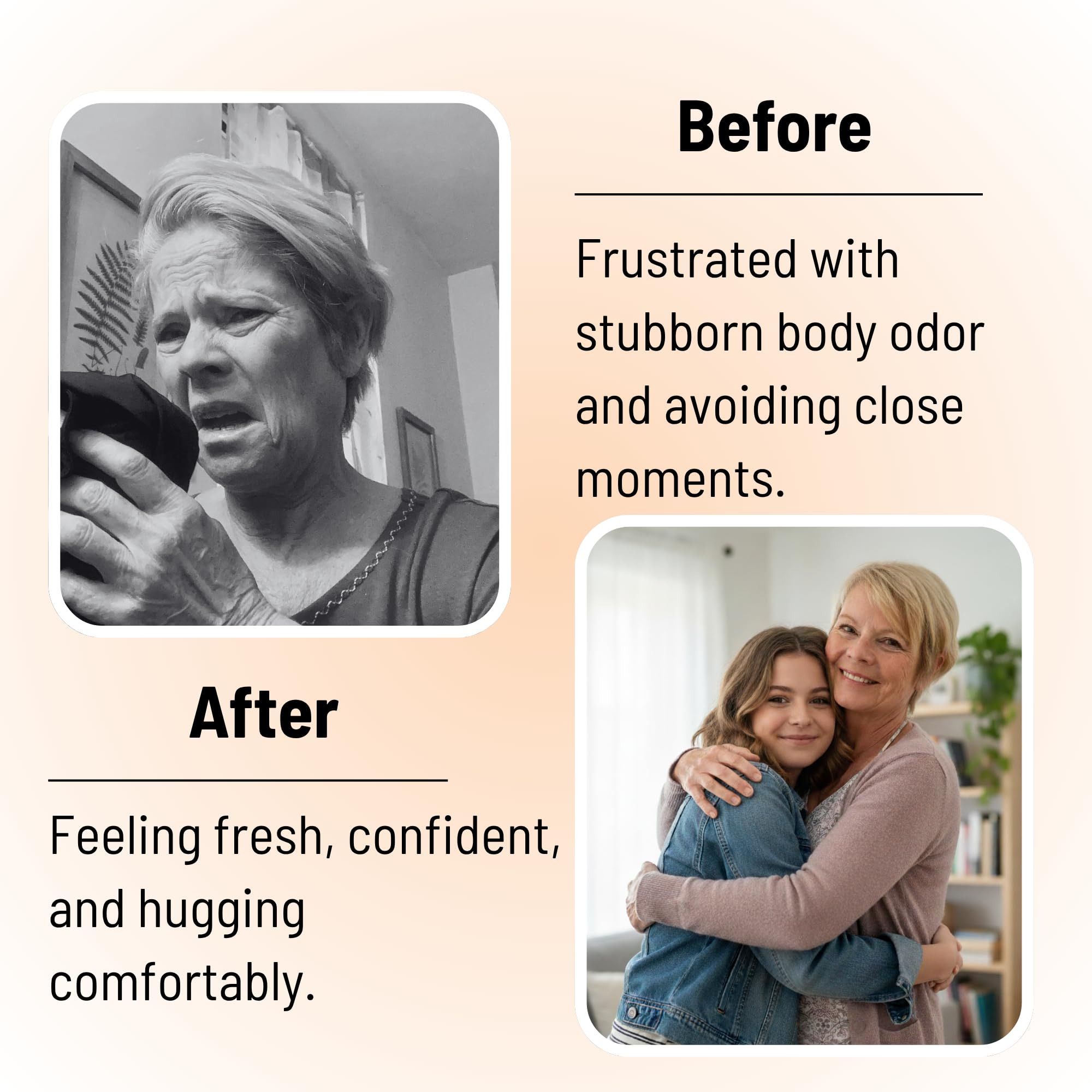 Mirai Clinical Persimmon Body Wash, a skin cleaning agent, showing a bottle of nonenal odor control body wash with persimmon extract.