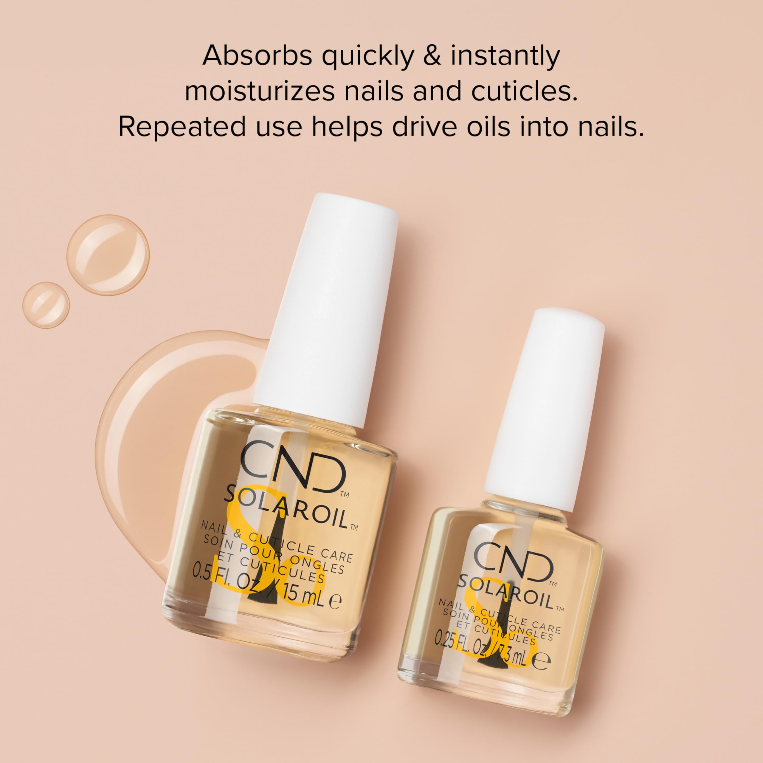 CND SolarOil Cuticle Oil, Nail & Cuticle Care, 0.25 fl oz