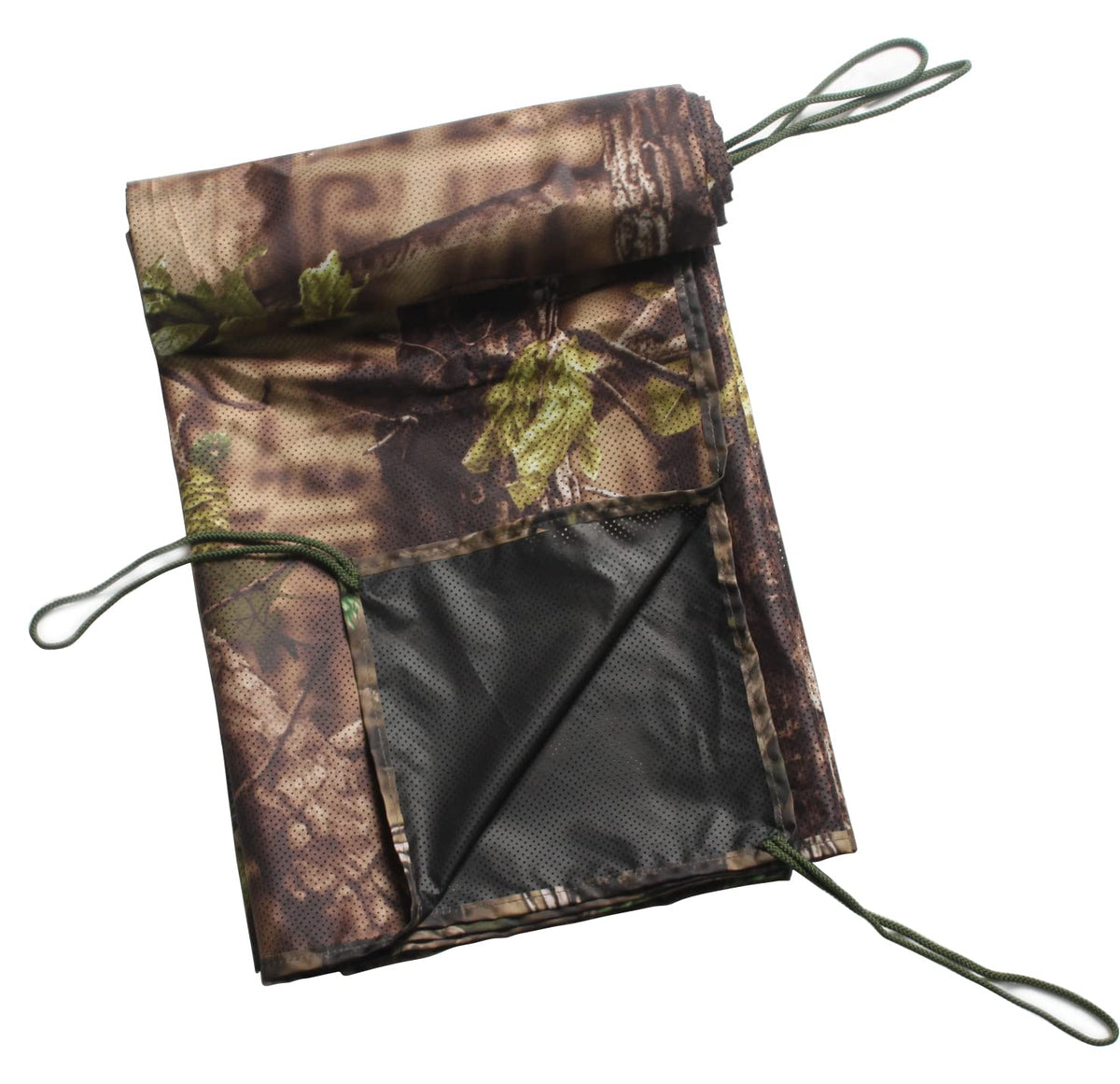 AUSCAMOTEK One Way See-Through Camouflage Netting for Hunting Blinds & Tree Stands – Lightweight, Quiet & Durable Mesh C