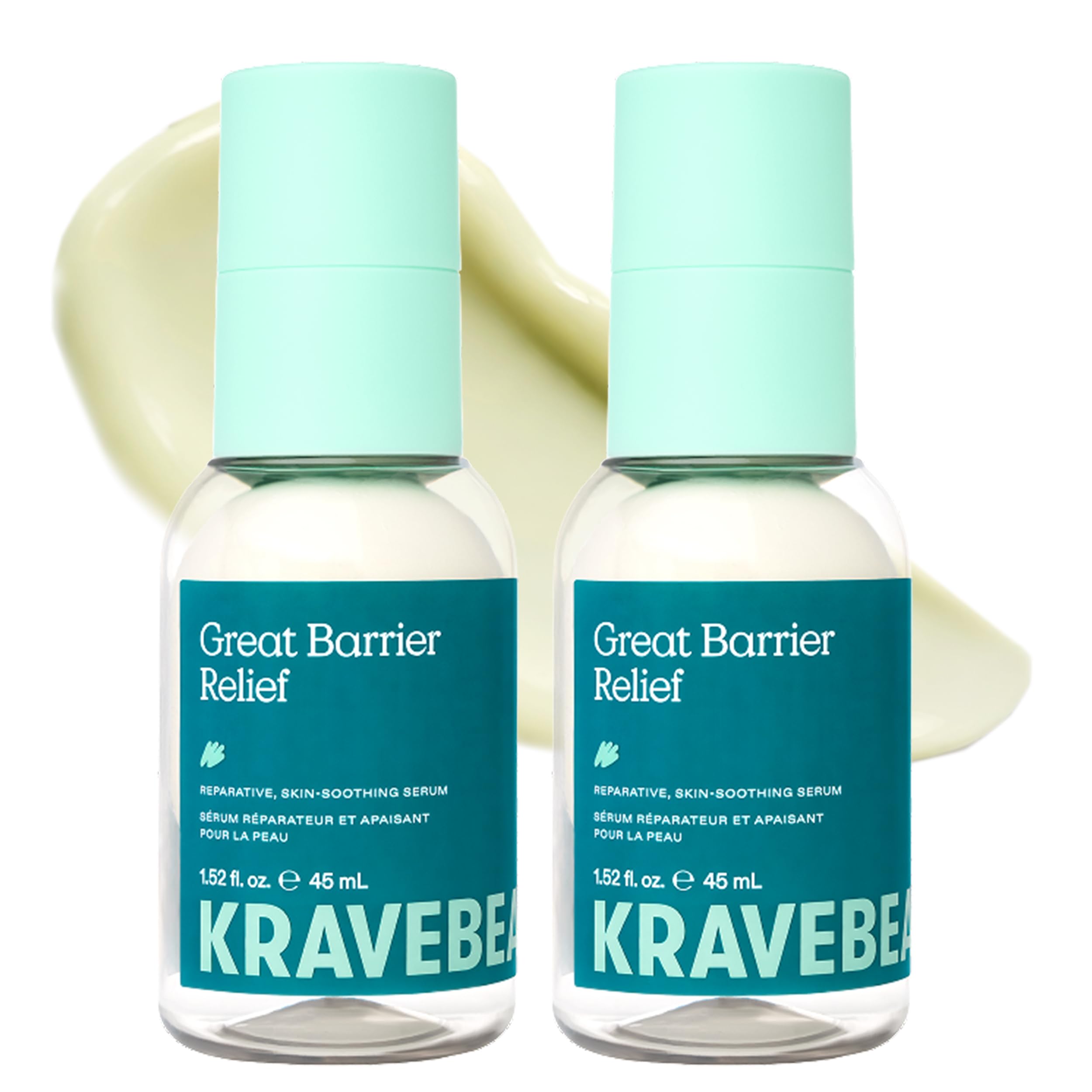 KraveBeauty Great Barrier Relief Serum for Dry, Sensitive Skin, - Product Imagery