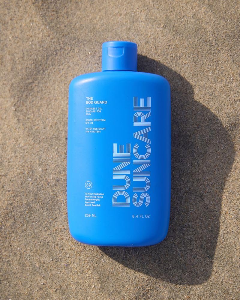 DUNE Bod Guard SPF 30 Body Sunscreen Invisible Gel 8.4 oz
