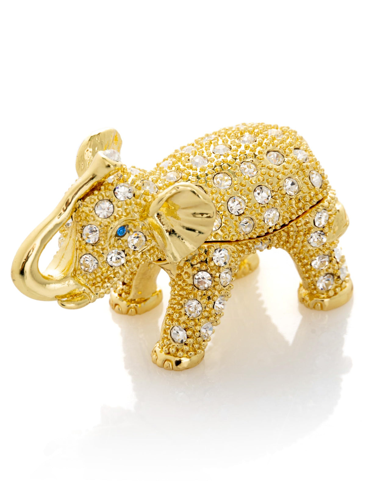 Keren Kopal Miniature Golden Elephant Trinket Box Faberge - Keren Kopal Official Imagery - 7