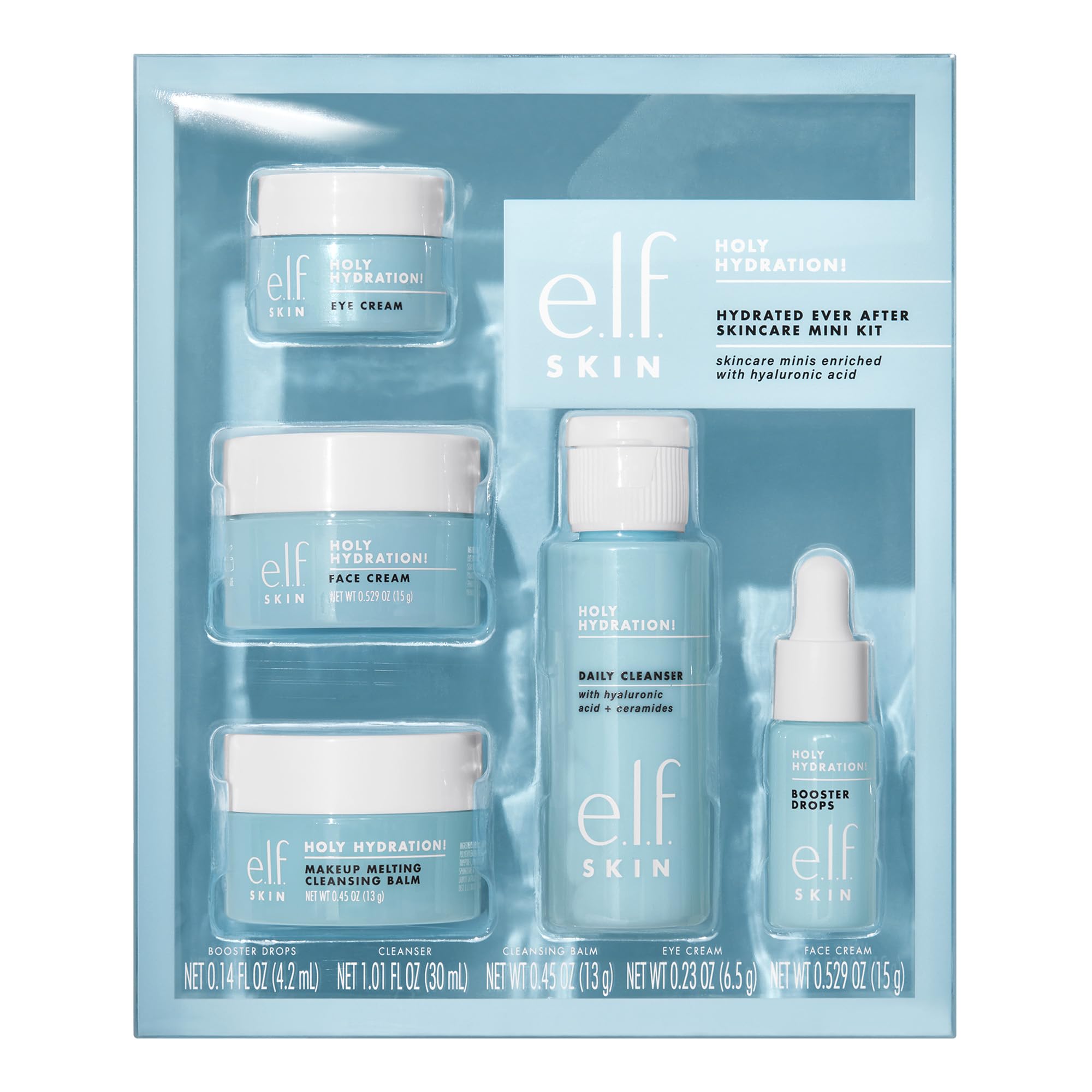e.l.f. SKIN Holy Hydration! Hydrated Ever After Skincare Mini - Product Imagery
