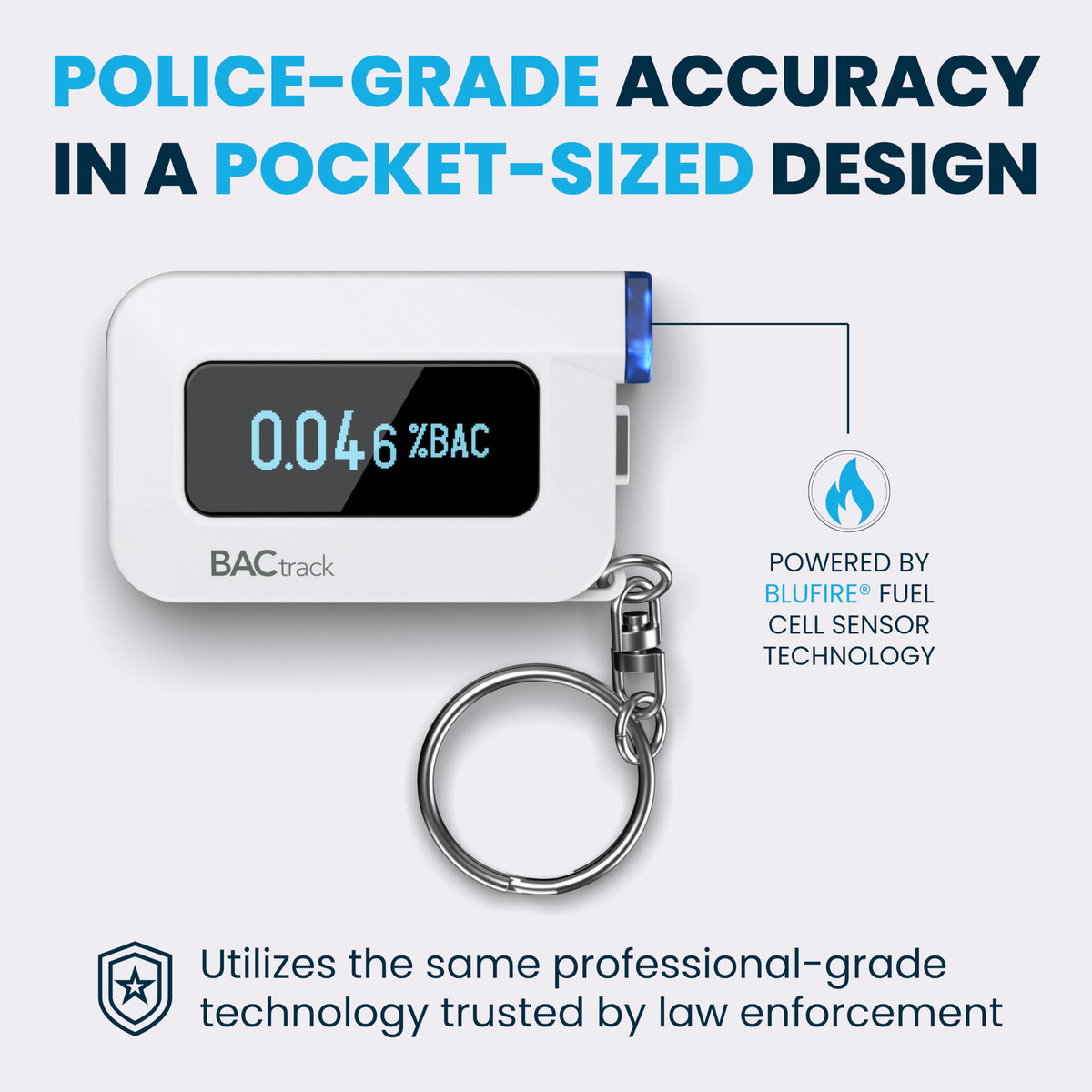 BACtrack C6 Keychain Breathalyzer - BACtrack Official Imagery - 3