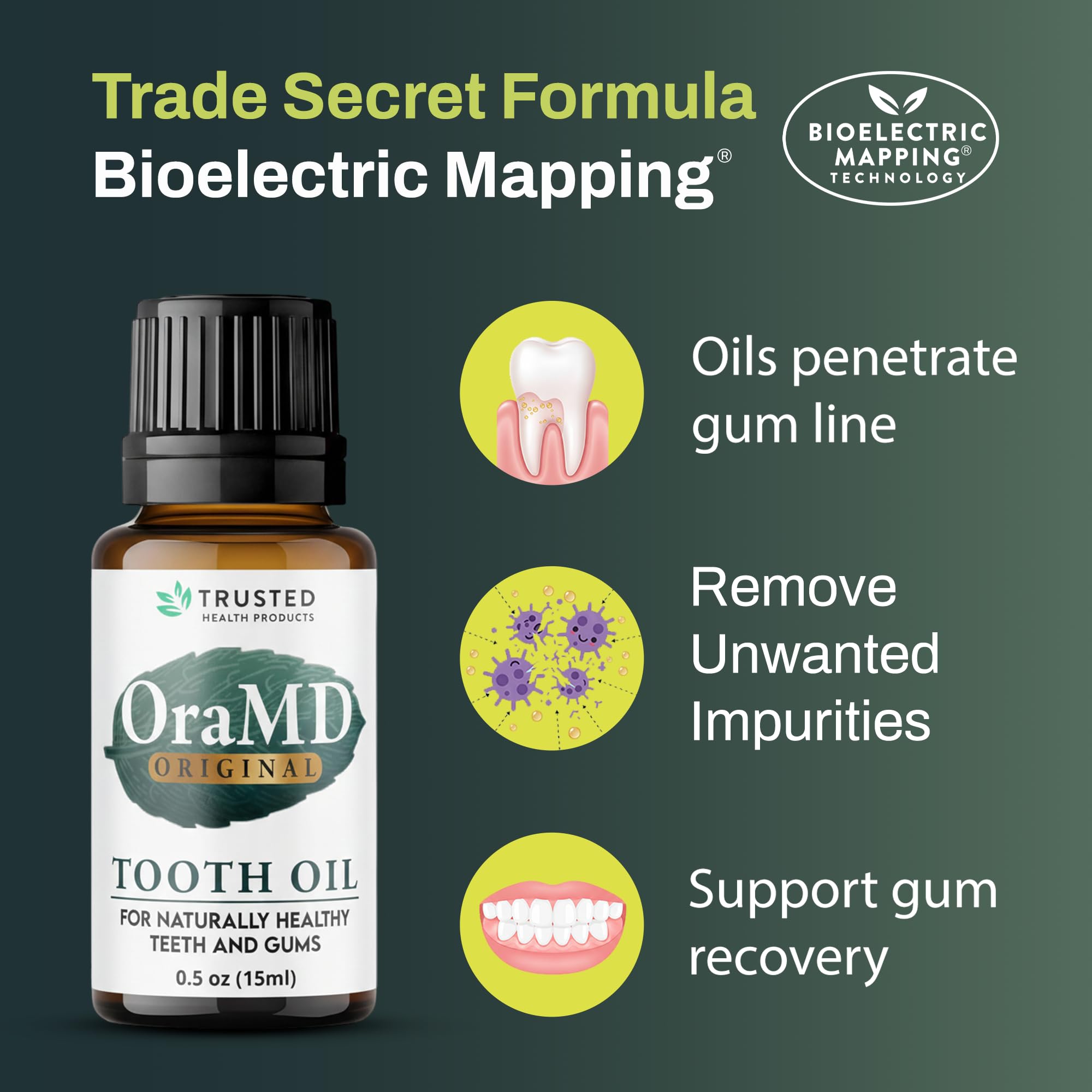 OraMD 4-in-1 Original Tooth Oil | Gum Disease Treatment