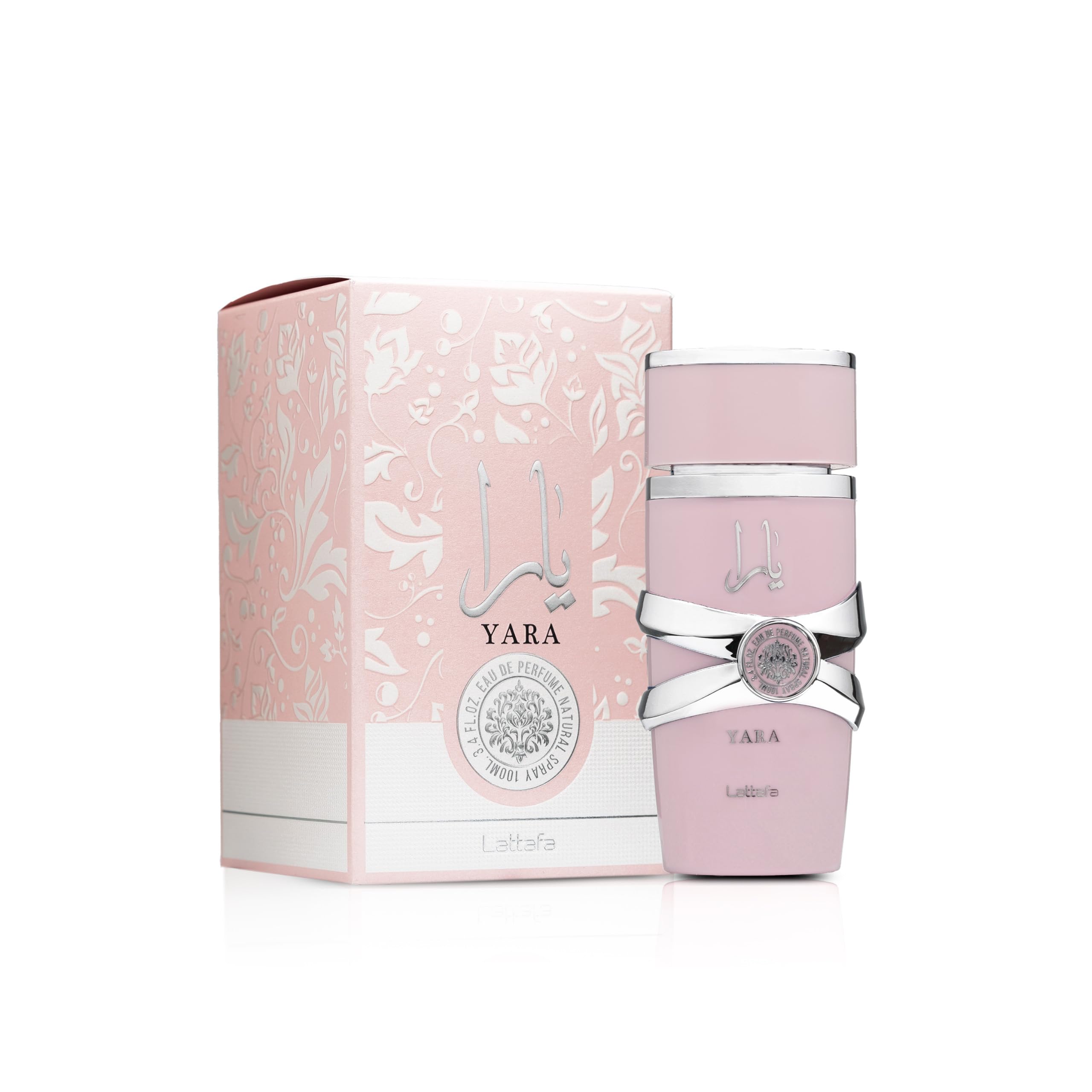 Lattafa Yara Vanilla Gourmand women’s perfume bottle, 100ml, with elegant design and vanilla scent, personal fragrance for women.