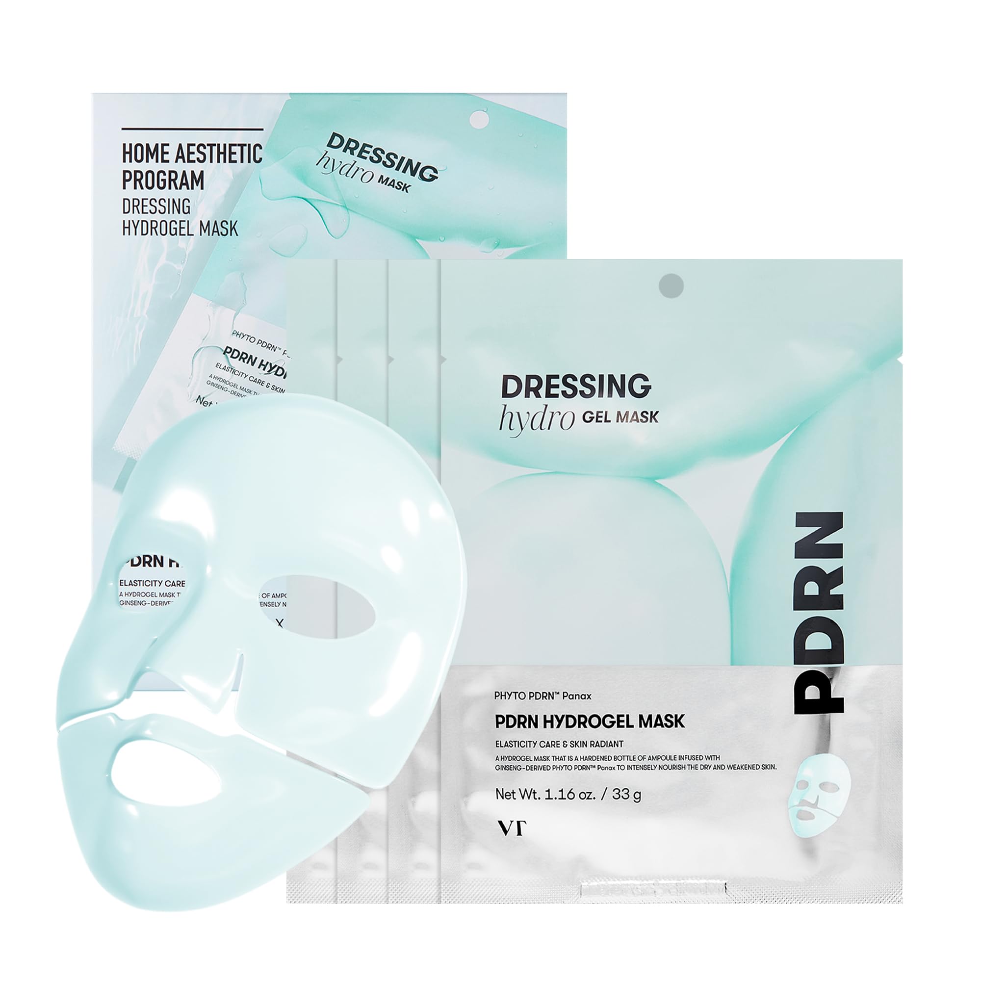 VT COSMETICS PDRN Hydrogel Mask, 4ea - Product Imagery