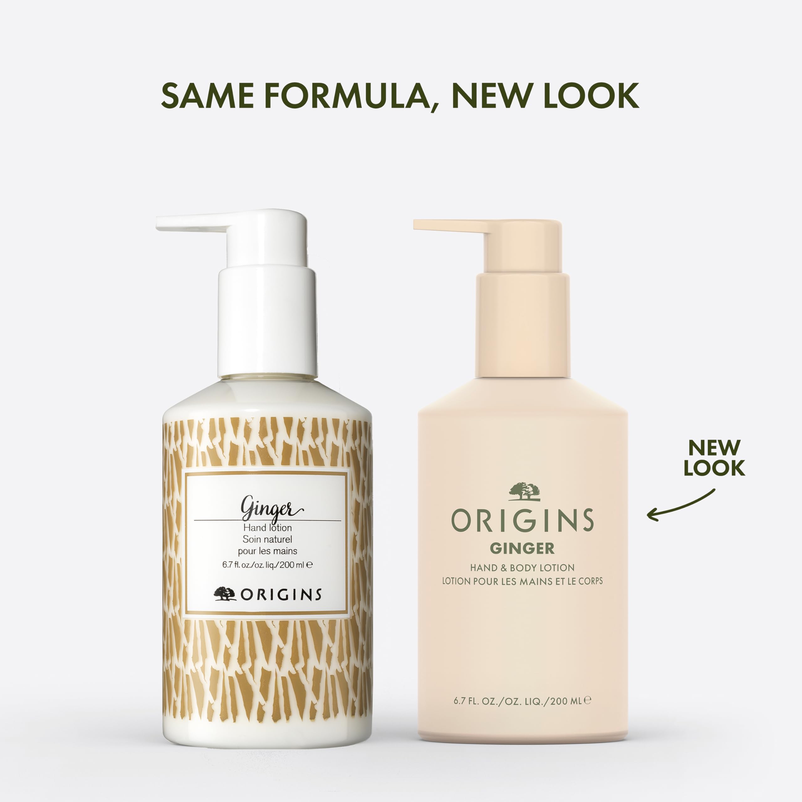 Origins Ginger Hand & Body Lotion for Dry Skin | Hydrates & Softens | With Vitamin E & Aloe Vera, 6.7 Fl Oz