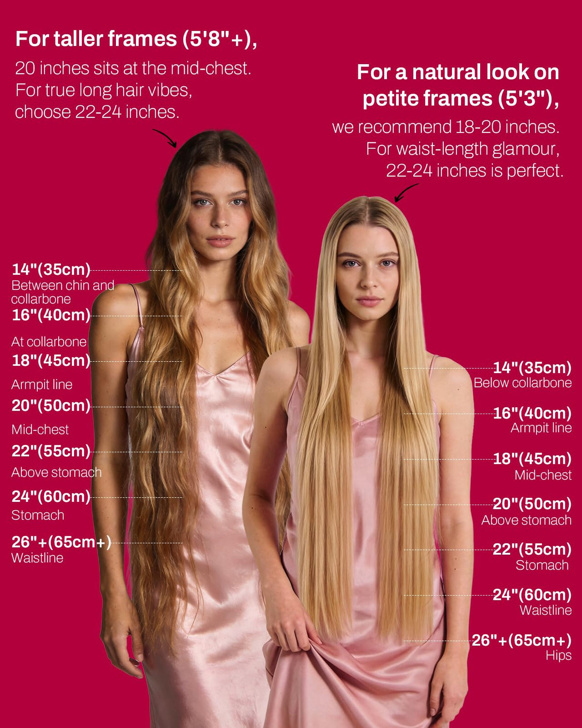 Moresoo Micro Bead Hair Extensions Real Human Hair, Brown Blonde Ombre – back view and specifications