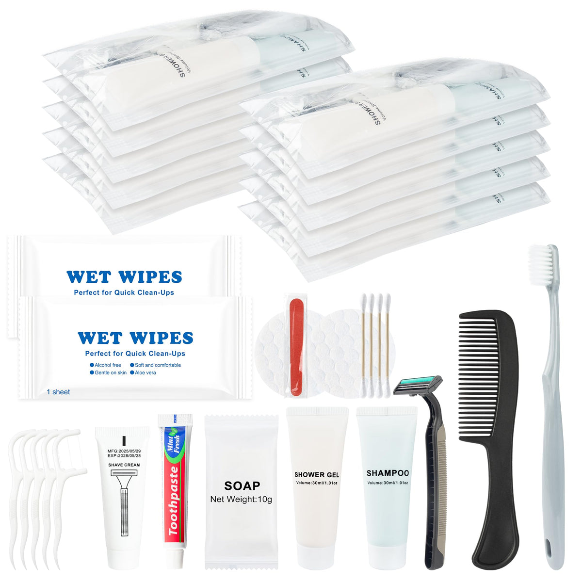 Lomgwumy Hygiene Kit, Convenience Kits in Bulk (50-PACK) – product photo (Sets &amp; Kits)