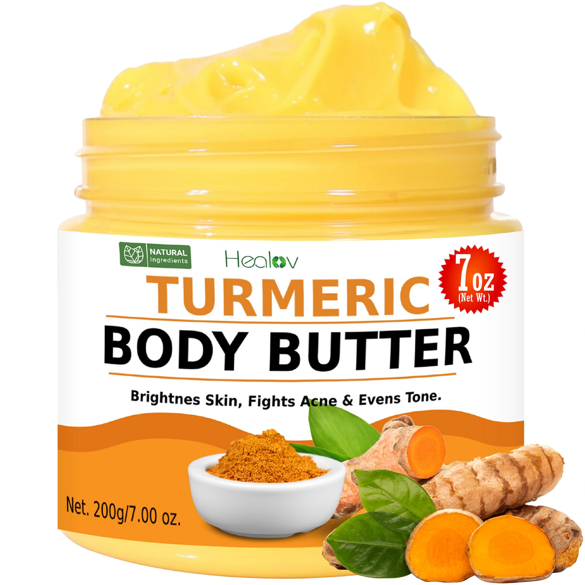 Turmeric Face Cream – All Natural Skin Brightening Cream – - Product Imagery