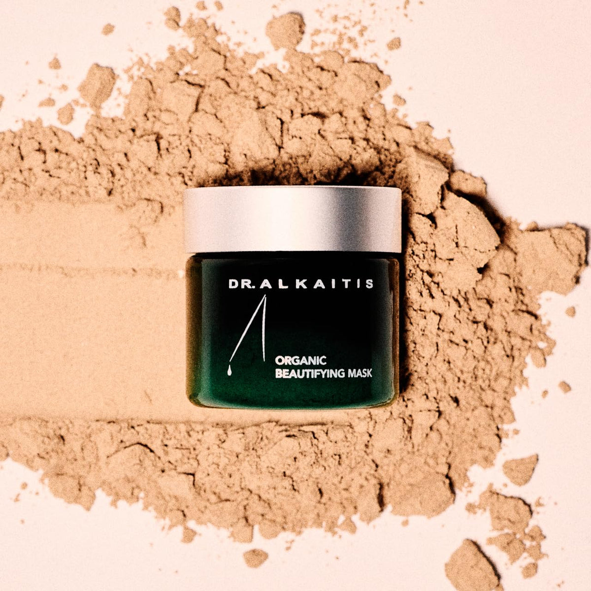 Dr. Alkaitis Organic Beautifying Mask - Mushroom-Powered Treatment with Raw Cacao - Gentle Exfoliation, Skin Plumping & 