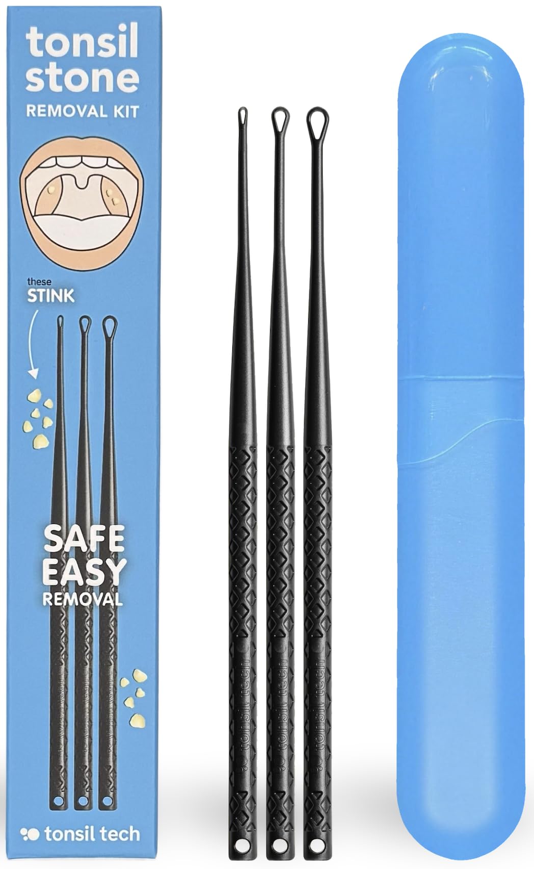 Tonsil Tech Tonsil Stone Remover Tool - Tonsil Stones Removal Kit - Made in USA – product photo (Dental Care Kits)