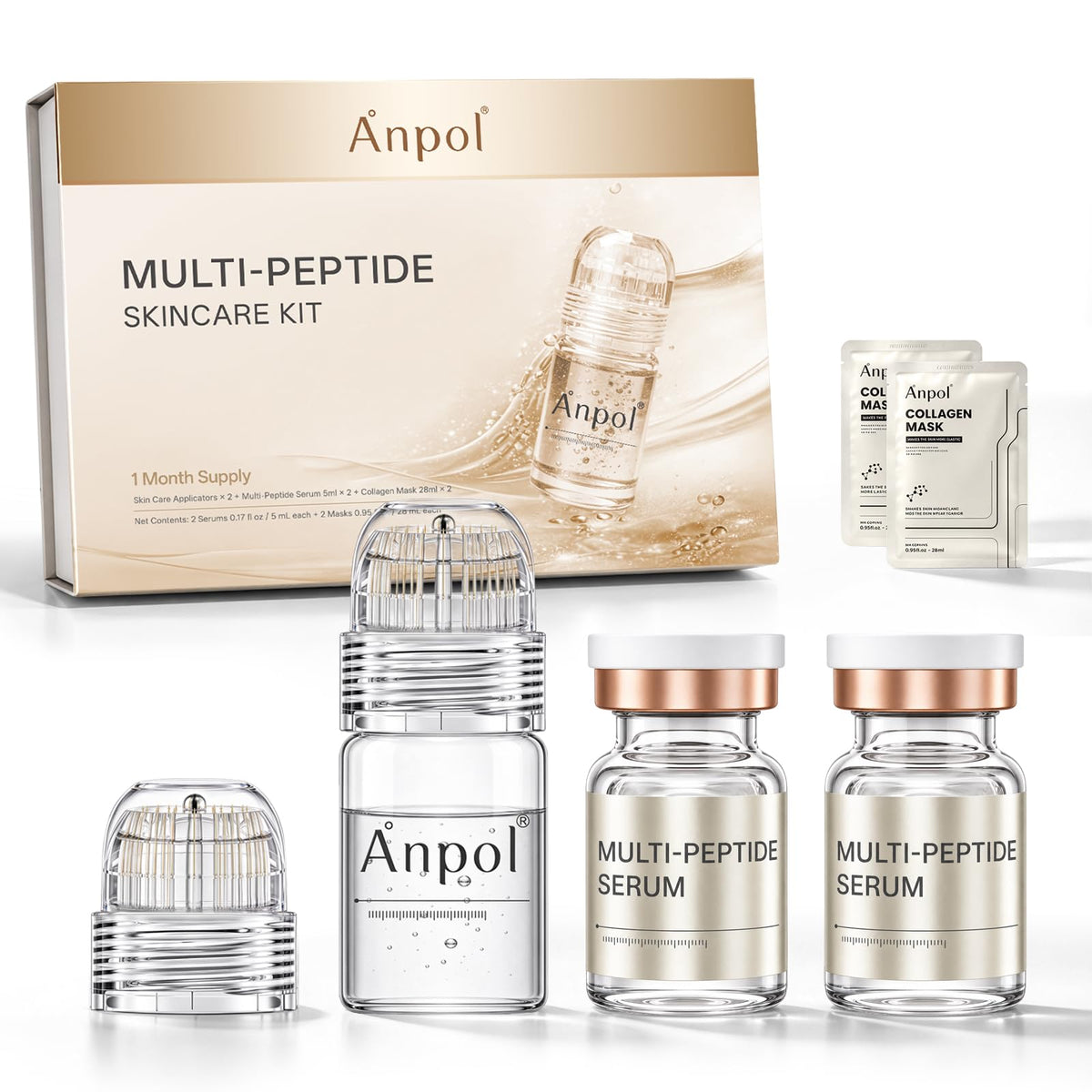 ANPOL Micro-Infusion System for Face & Neck, 0.25 mm Facial Stamp – product photo (Facial Kits)