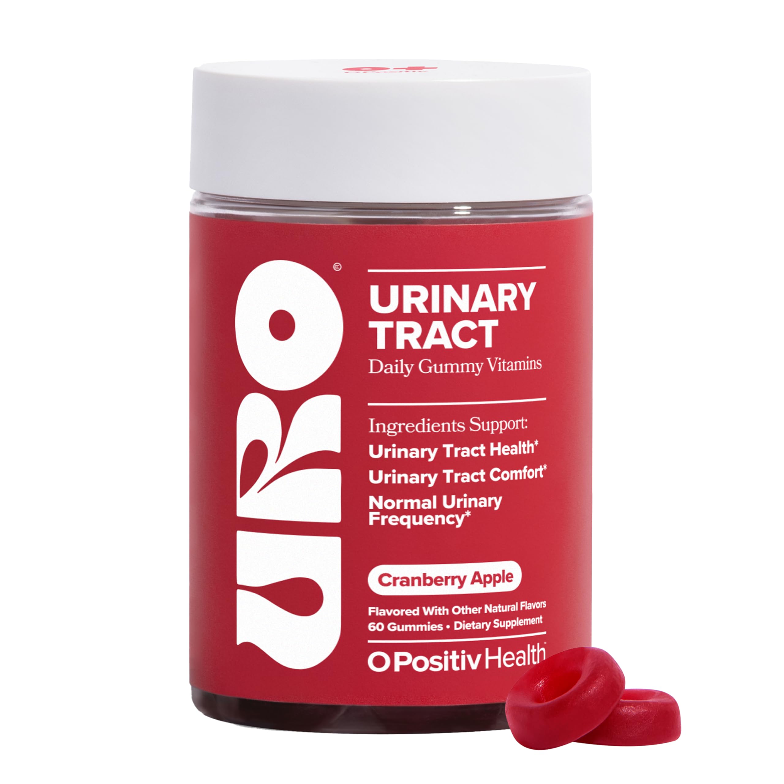 URO Urinary Tract Gummies with Pacran Cranberry – 30-Day Supply - Product Imagery