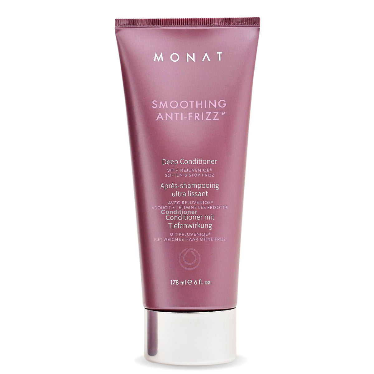 MONAT Smoothing Deep Conditioner with Rejuveniqe® - Anti-Frizz, Long-Lasting Frizz Control for Damaged Hair - Net Wt. 17