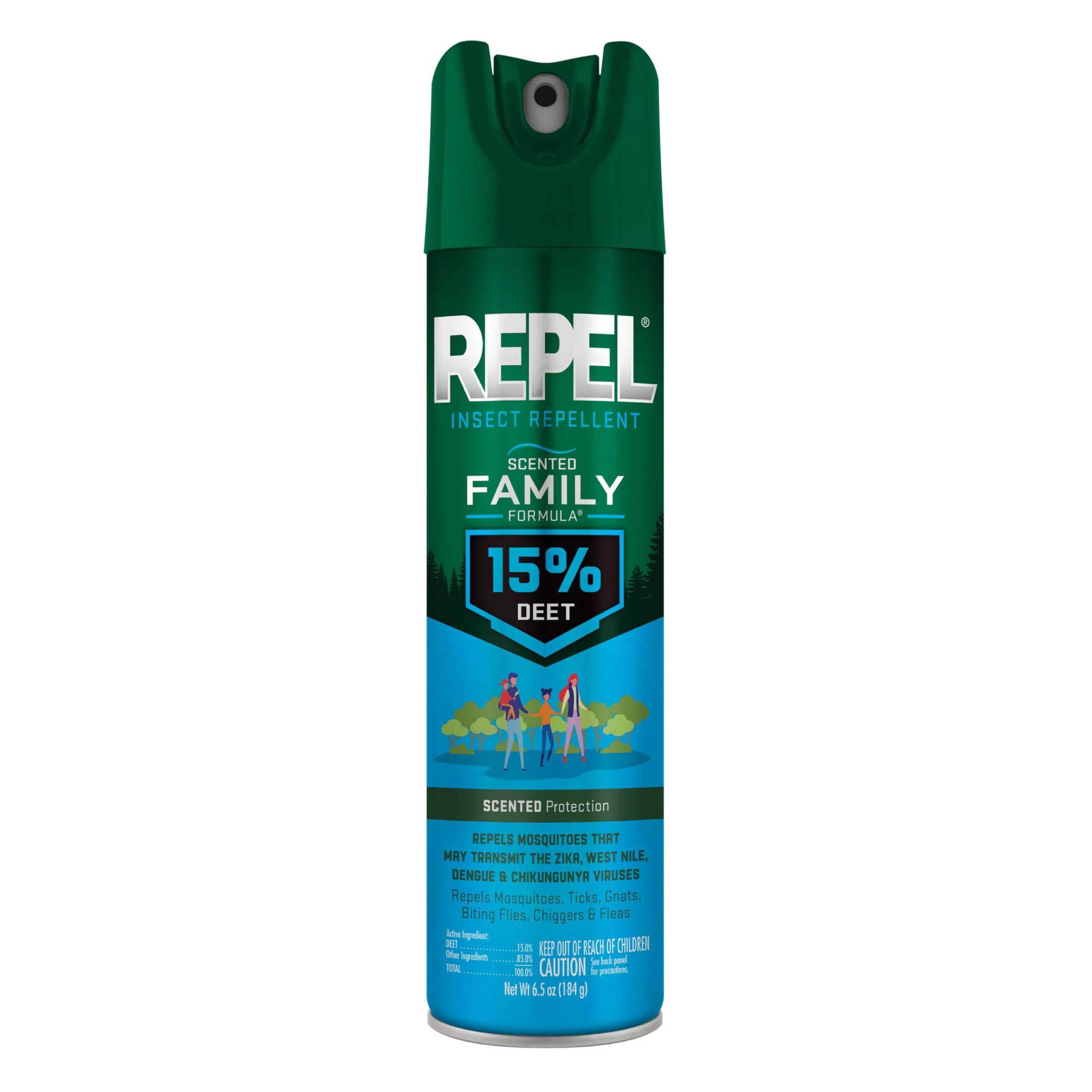 Repel Insect Scented Family Formula 15% DEET, 6.5 oz - 1 Count - Product Imagery