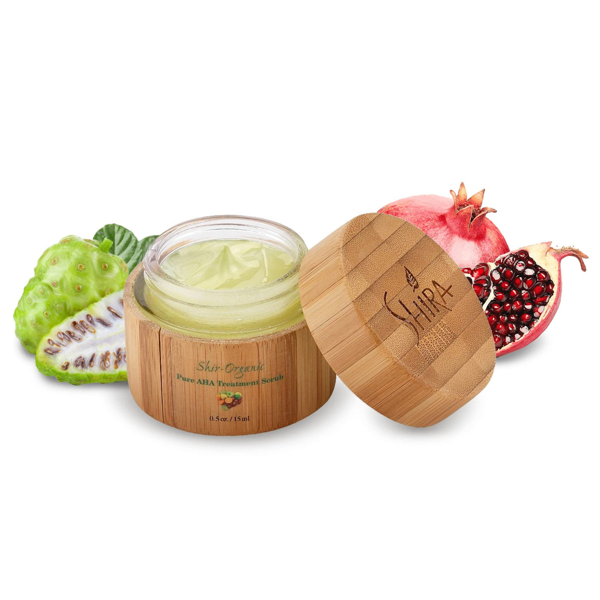 Shira Organic Pure AHA Treatment Scrub Natural Scrub For - Shira Official Imagery - 3