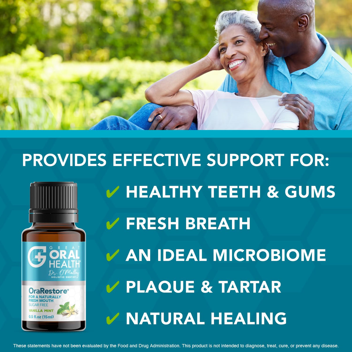 Great Oral Health – Mouthwash on display