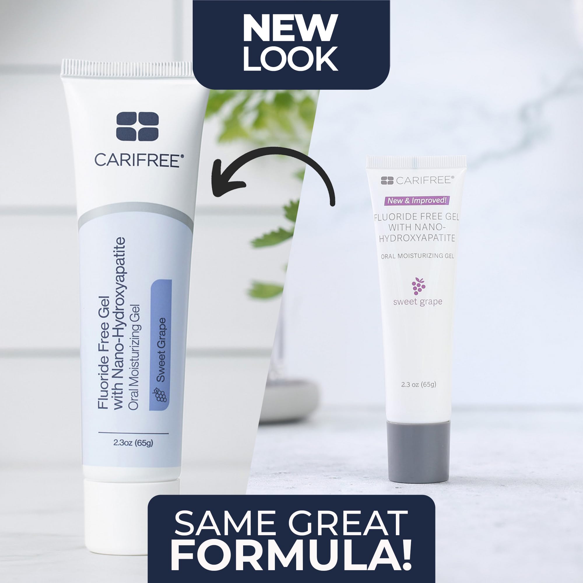 CariFree Nano Hydroxyapatite Toothpaste, Fluoride-Free, Grape