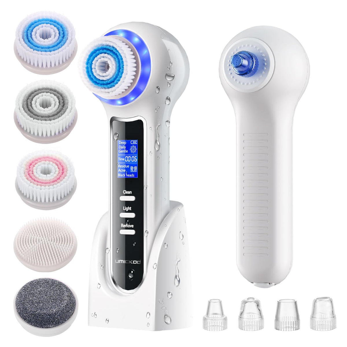 Rechargeable Rotating Face Scrubber - Umickoo Official Imagery - 1