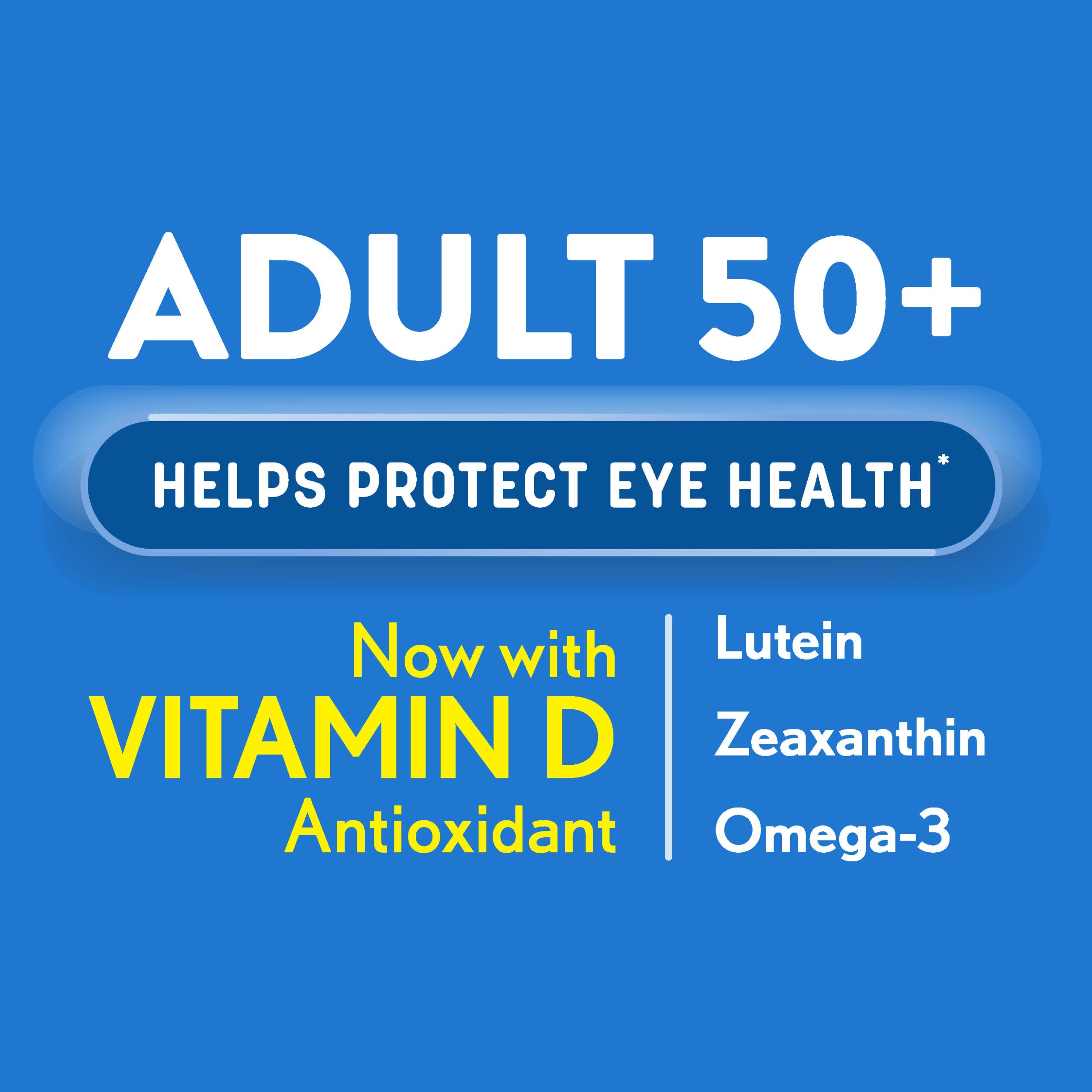 Ocuvite 50+ Eye Vitamins, Lutein & Zeaxanthin Supplement, 90 Softgels