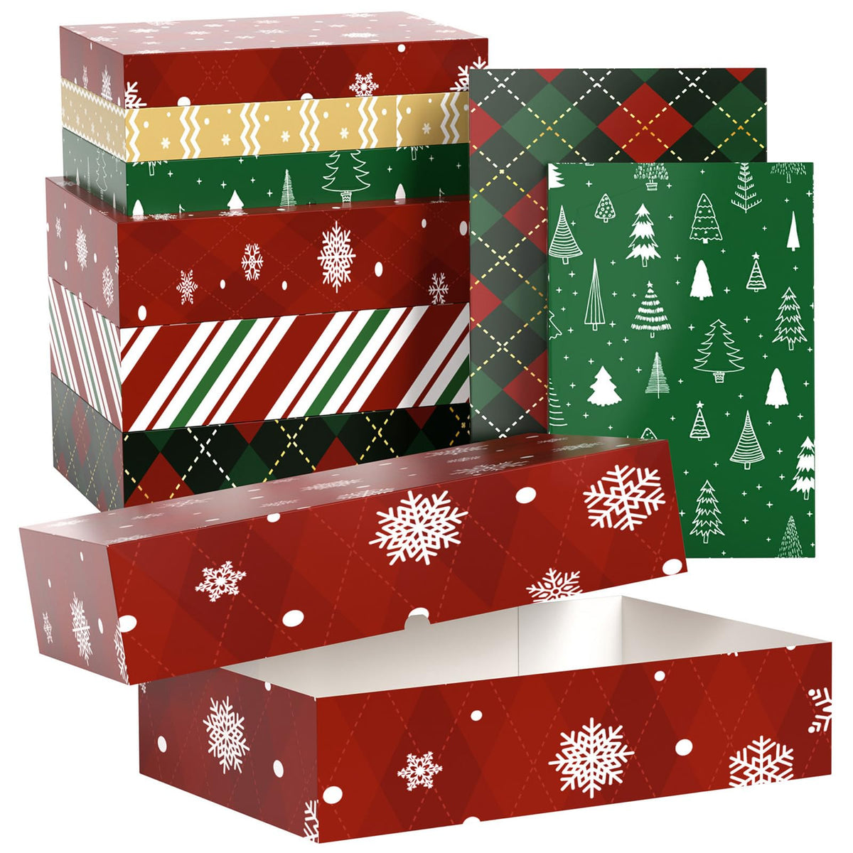 YANGTE 24 Pack Christmas Gift Boxes with Lids - YANGTE Official Imagery - 2