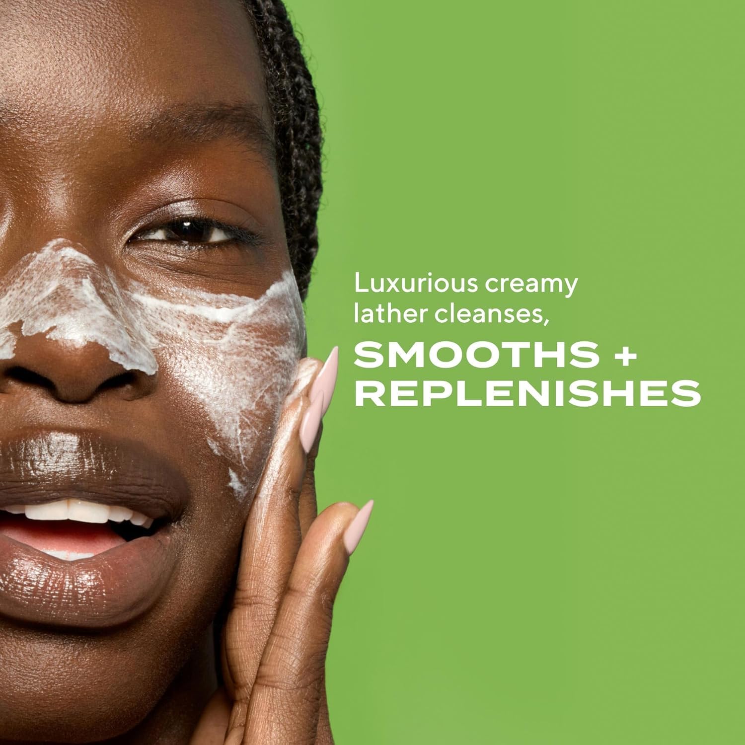 Murad Renewing Cleansing Cream face wash with lactic acid, 5 oz, gentle skin cleansing agent for smooth, refreshed skin.