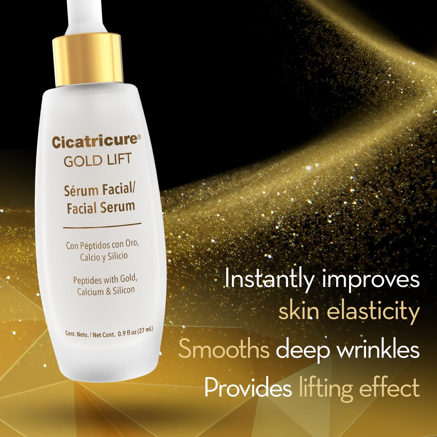 Cicatricure Gold Lift Facial Serum, Lifting Effect, Face & Neck, 0.9 oz