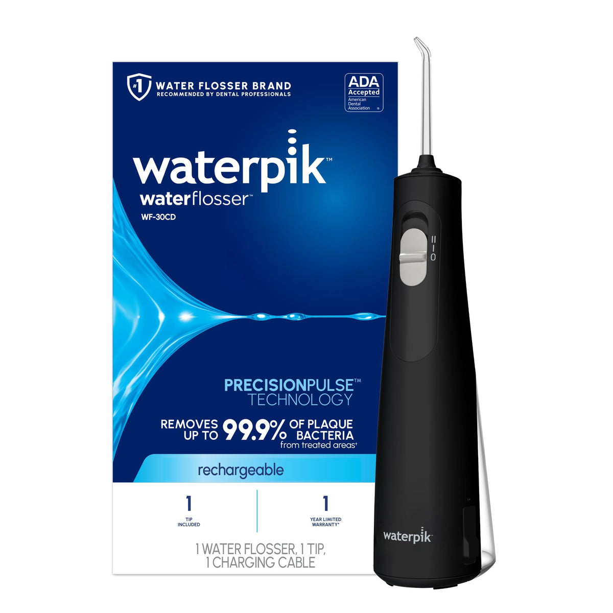 Waterpik Cordless 1100 Rechargeable Portable Water Flosser - Waterpik Official Imagery - 1