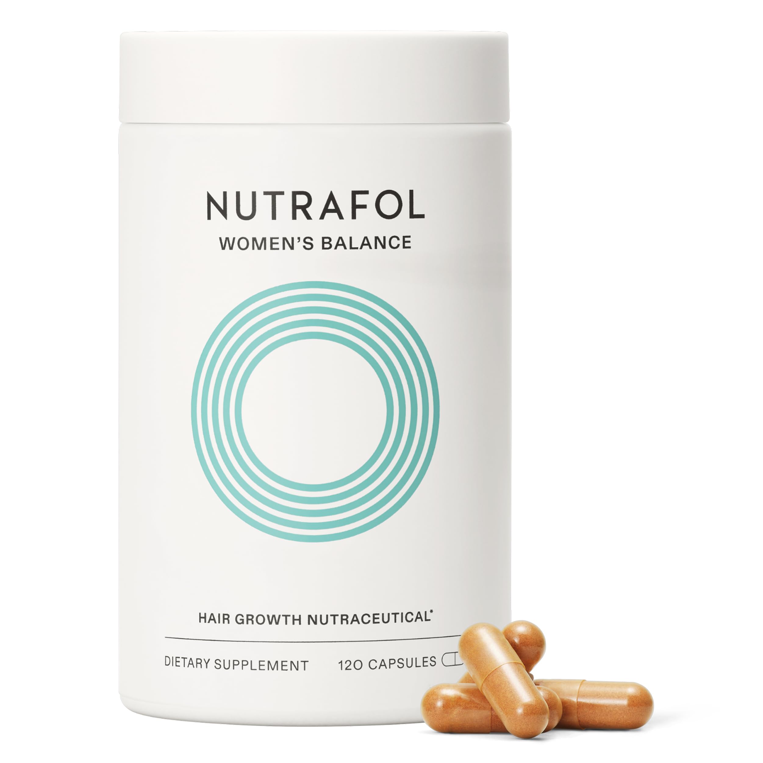 Nutrafol Women's Balance Hair Growth Supplements, Age 45+, - Product Imagery