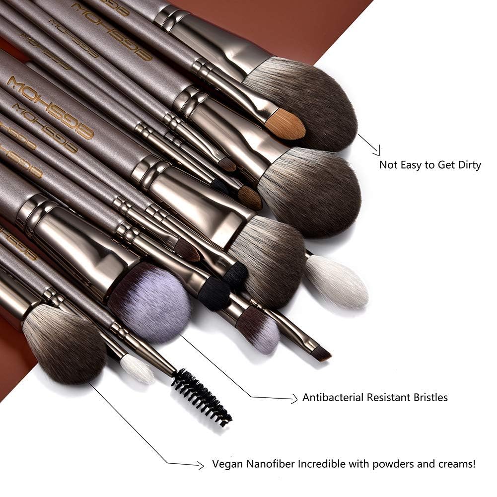 Professional Makeup Brush Set, Eigshow Makeup Brushes Perfect for Foundation Face Powder Blending Blush Bronzer Eyeliner
