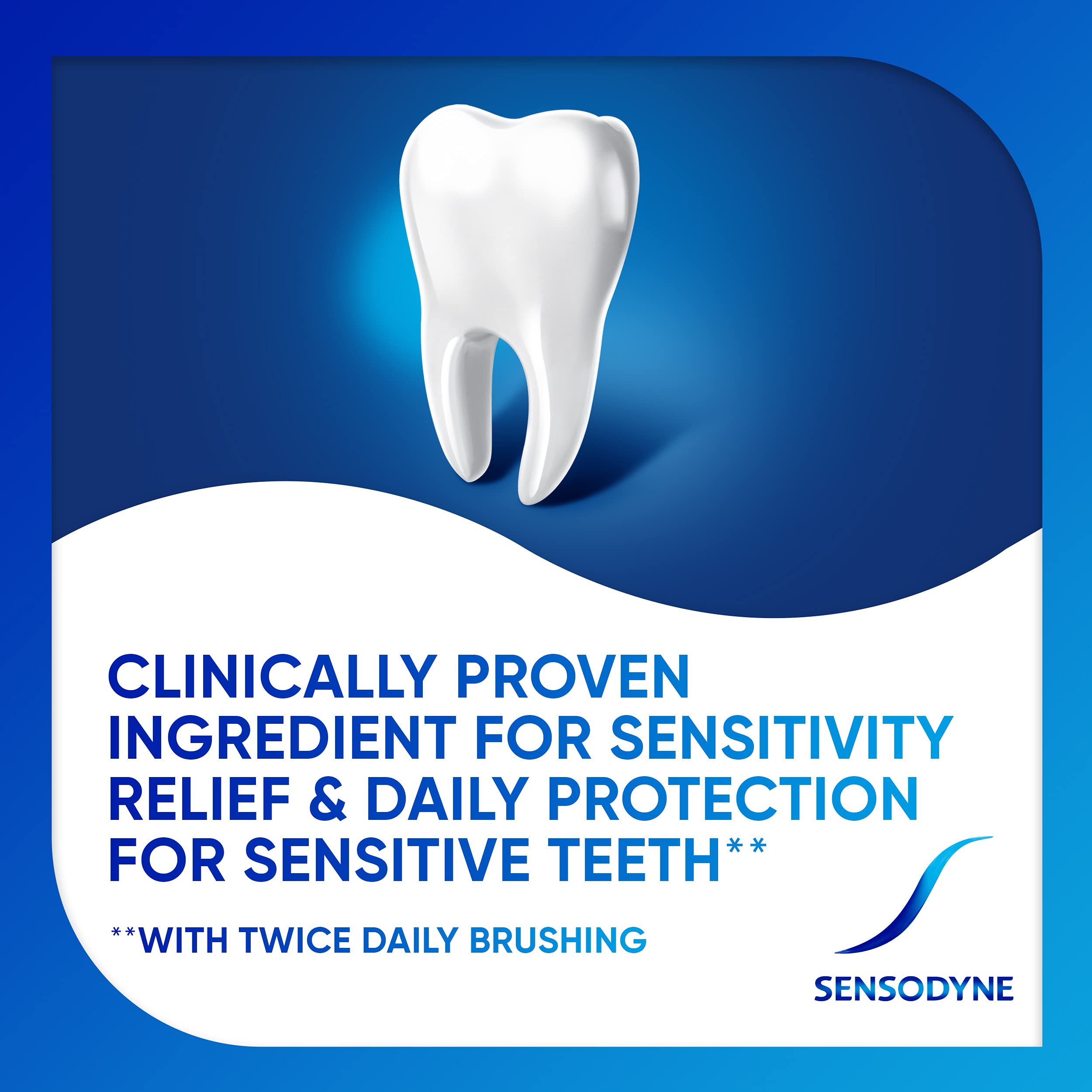 Sensodyne Repair and Protect Whitening Toothpaste, 3.4 oz (Pack of 2)