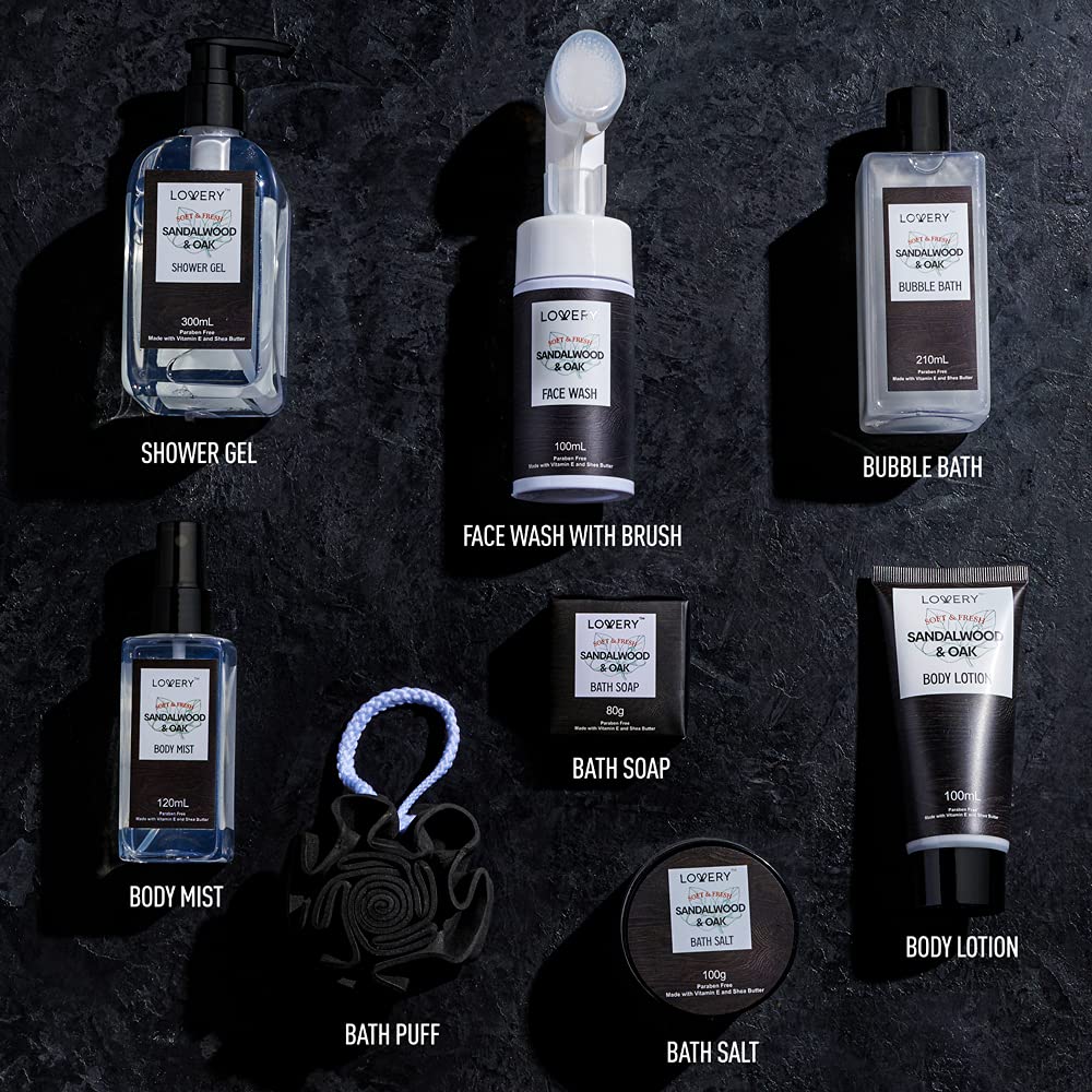 Birthday Gifts Spa Kit for Men - LOVERY Official Imagery - 4