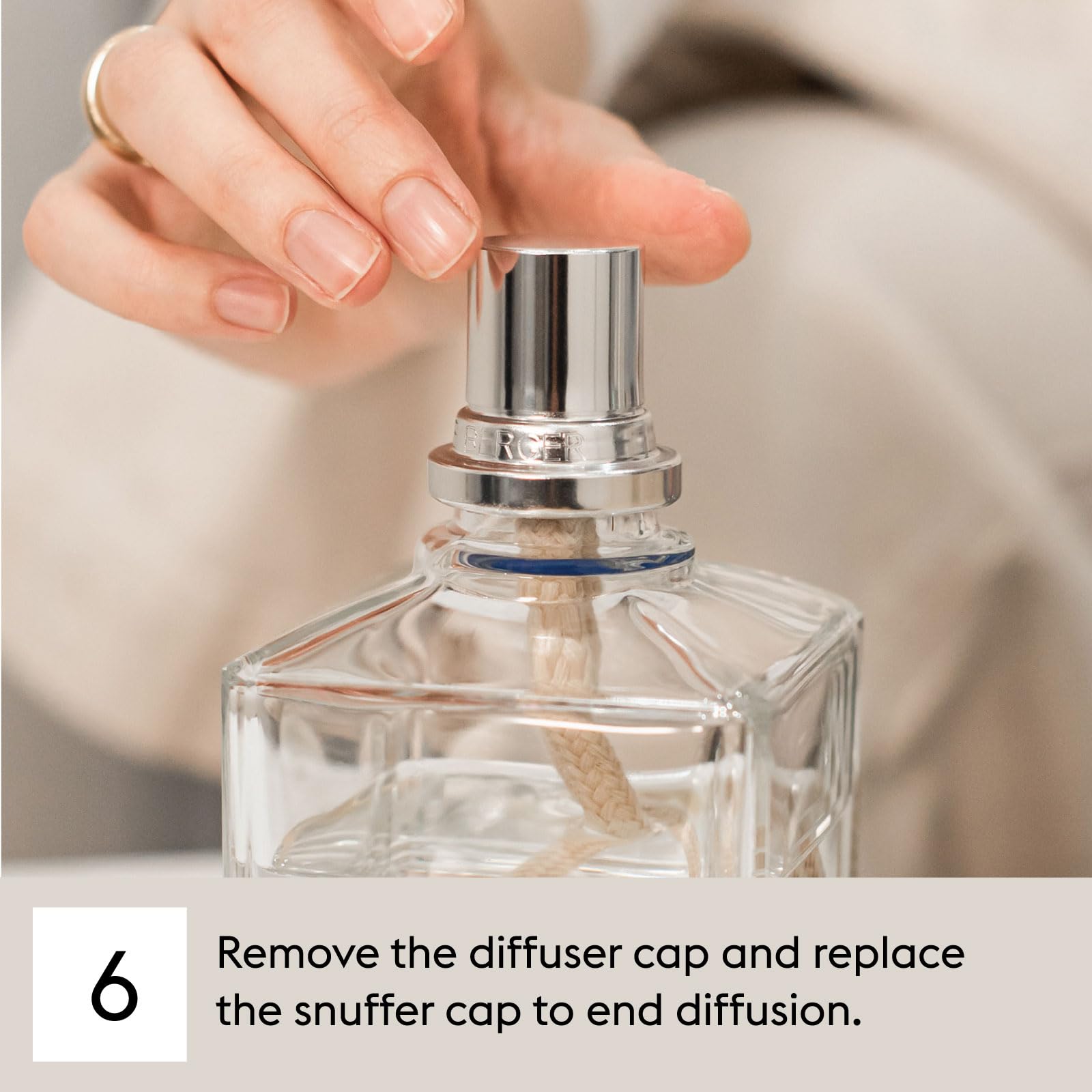 Maison Berger 500ml Mystery Patchouli aroma diffuser refill bottle with label and cap, designed for home fragrance enhancement.