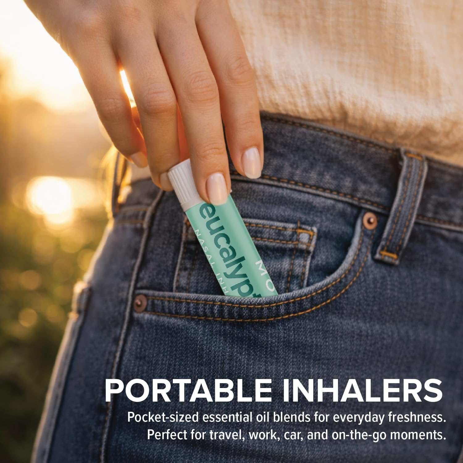 MOXĒ Eucalyptus Nasal Inhaler 3-Pack | Sinus Relief