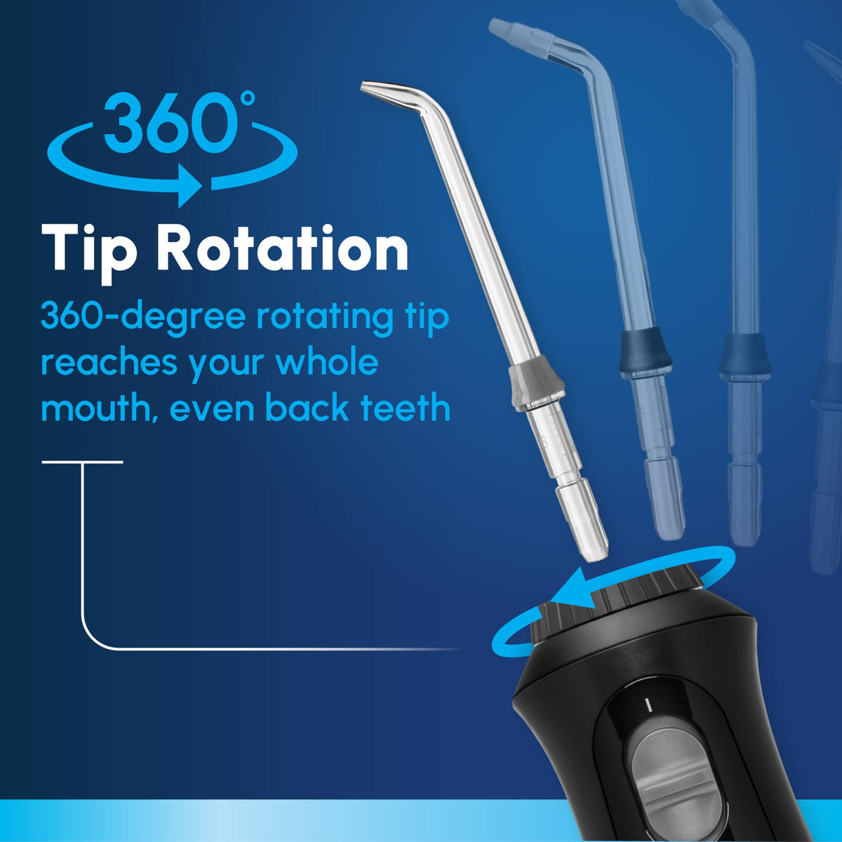 Waterpik Cordless Pearl Portable Water Flosser Rechargeable - Waterpik Official Imagery - 7
