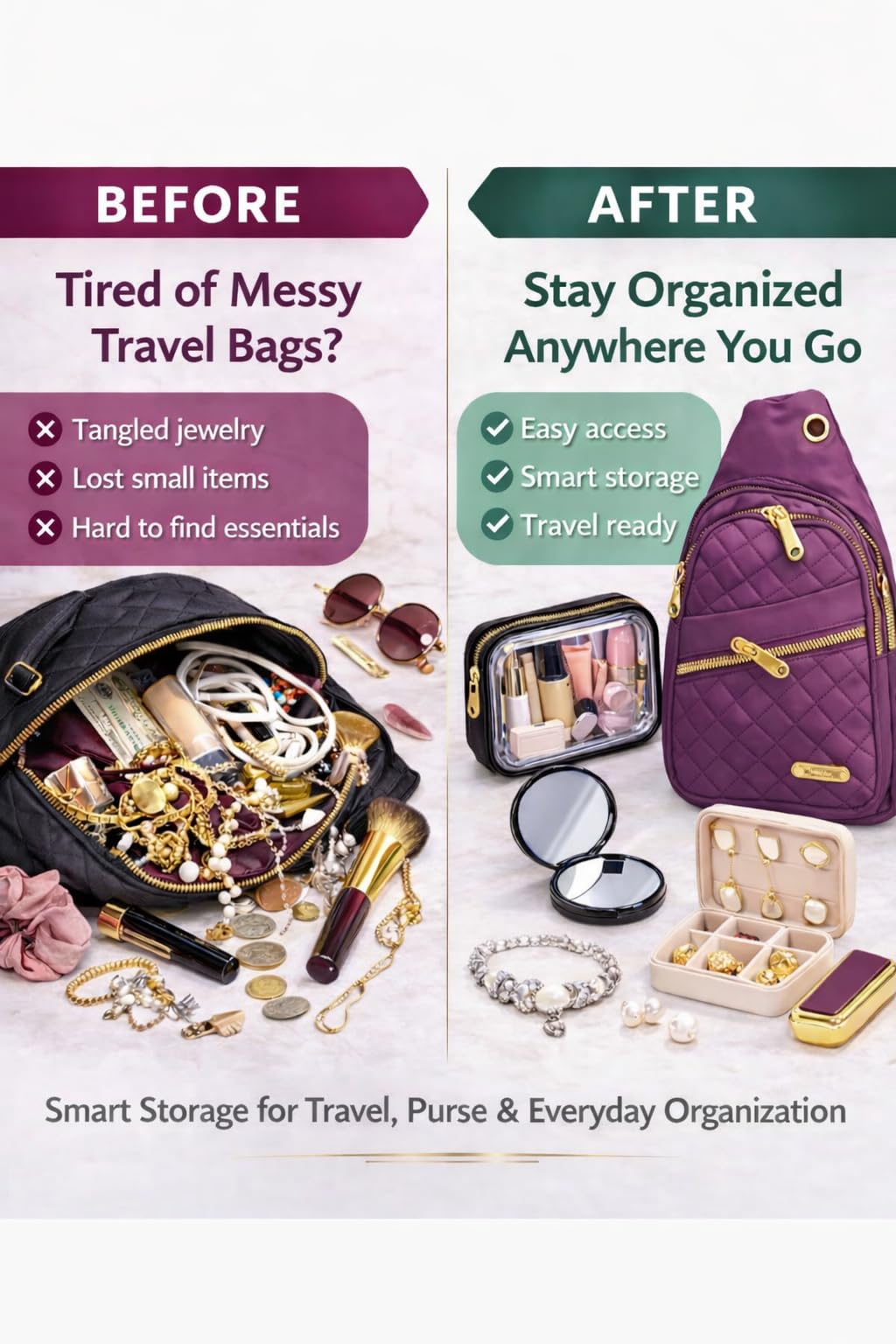 Spicy Tabanca Women's 7-Piece Travel Essentials Gift Set – close-up detail