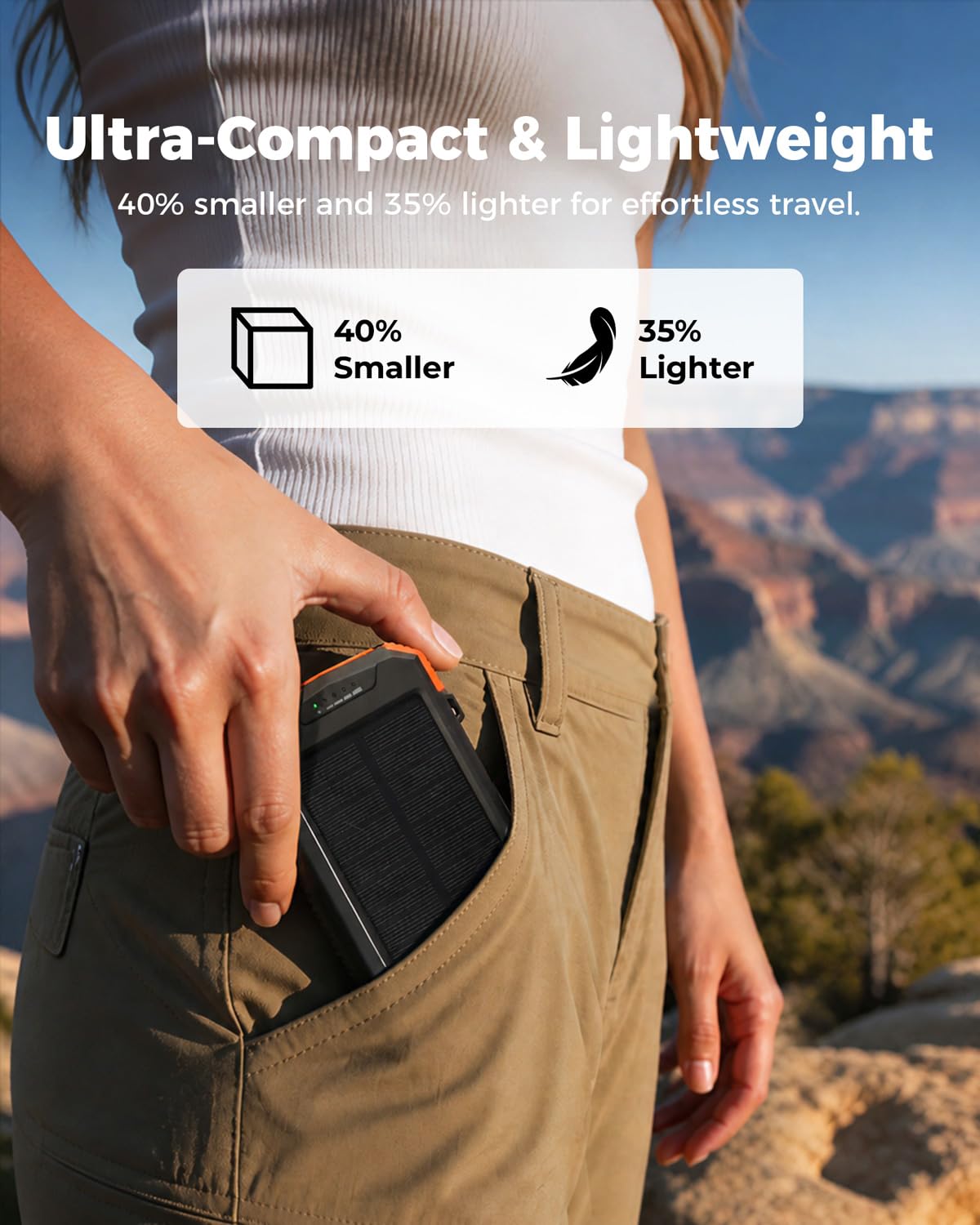 BLAVOR Solar Power Bank 10,000mAh Portable Wireless Charger for Cell Phones – product photo (Solar Chargers)