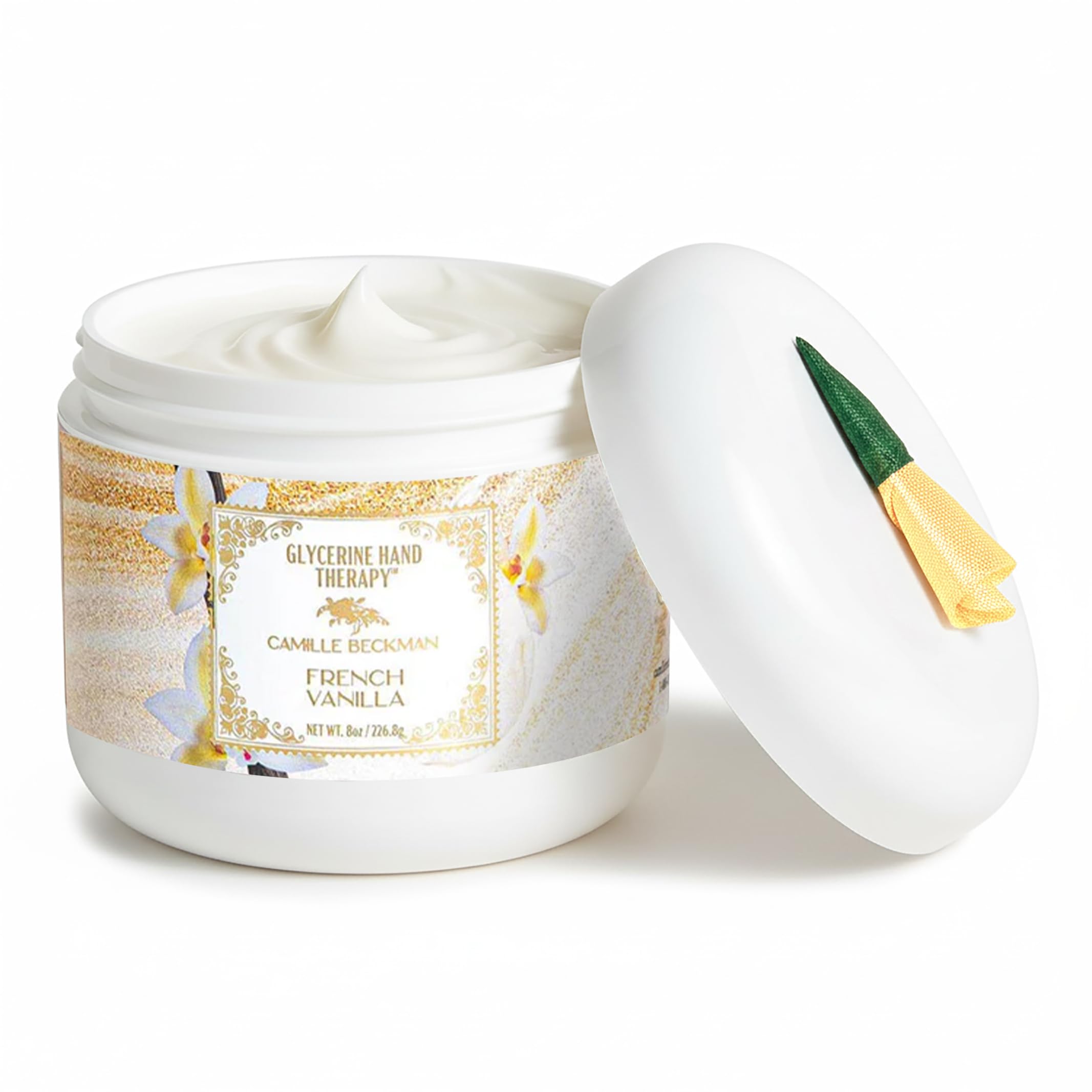 Camille Beckman Glycerine Hand Therapy Cream, French Vanilla, 8 - Product Imagery