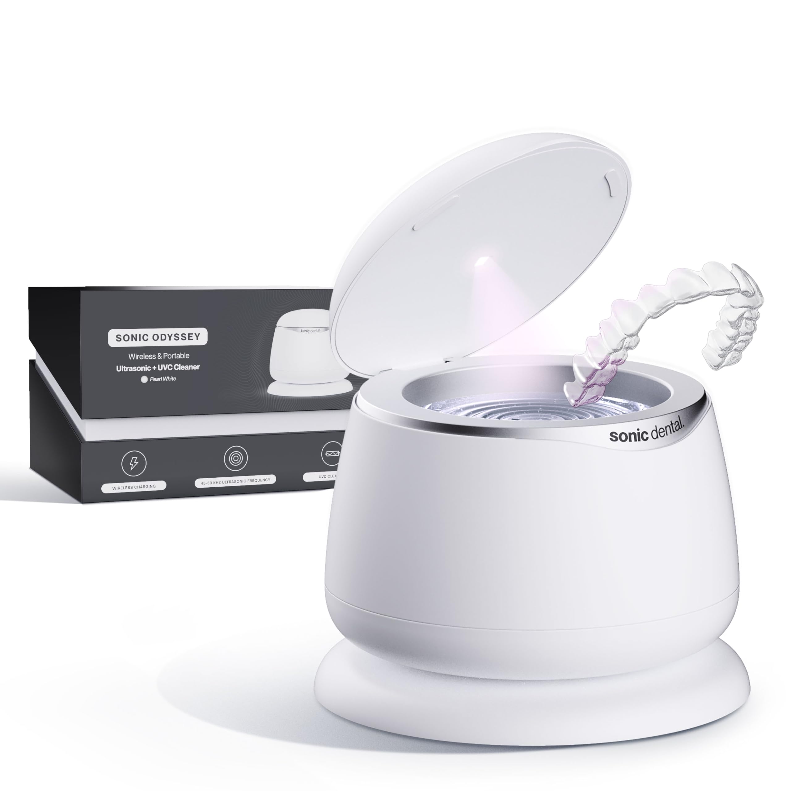 Sonic Odyssey Portable & Wireless Ultrasonic Cleaner for - Product Imagery
