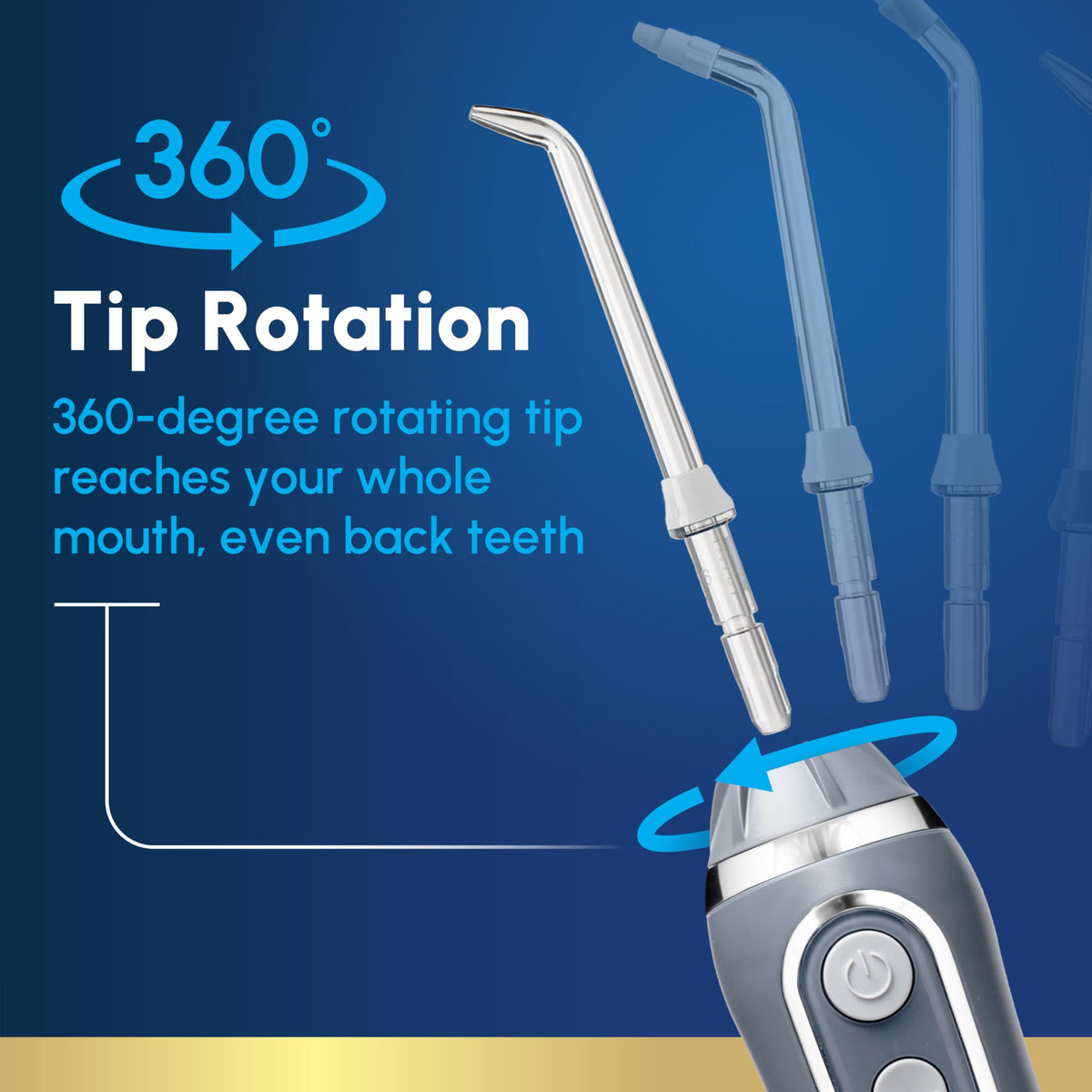 Waterpik Cordless Advanced Portable Water Flosser - Waterpik Official Imagery - 7