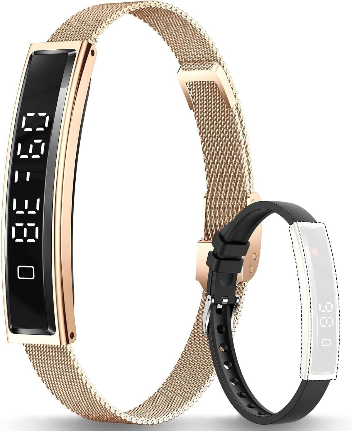 PAKRYS Smart Bracelet for Men Women with 2 Bands 24/7 Fitness Health Tracker – product photo (Activity &amp; Fitness Tra